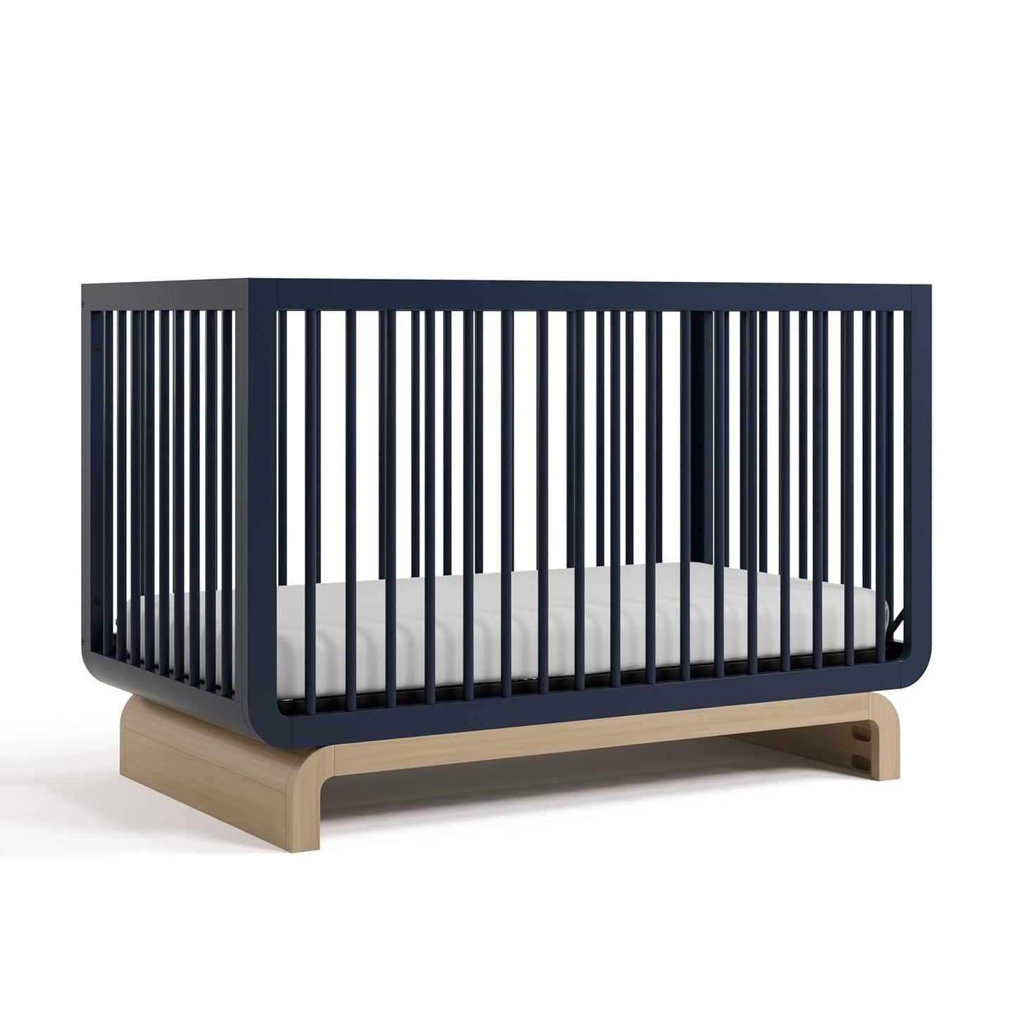 STORKCRAFT Santorini Convertible Crib with Toddler Guardrail