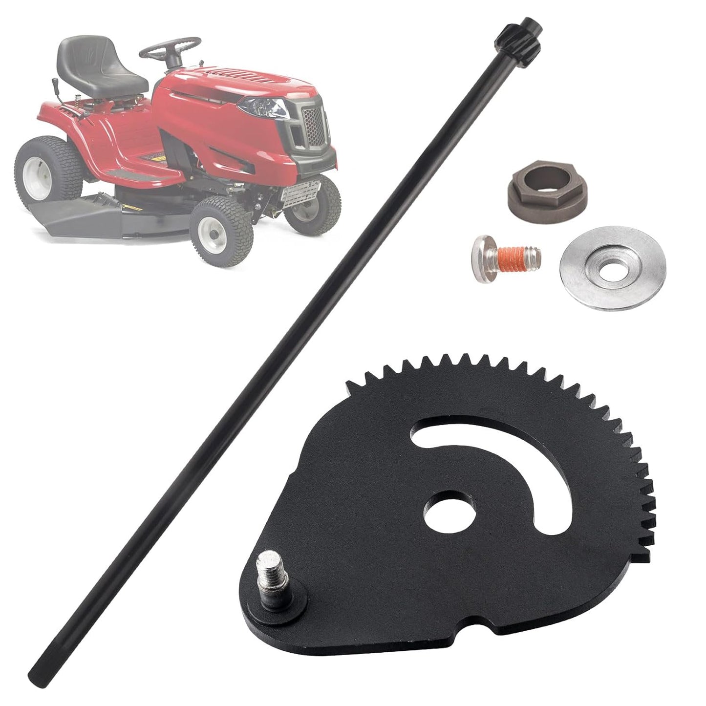 938-05078 Steering Shaft & 617-04024A Gear Assembly for Lawn Tractors