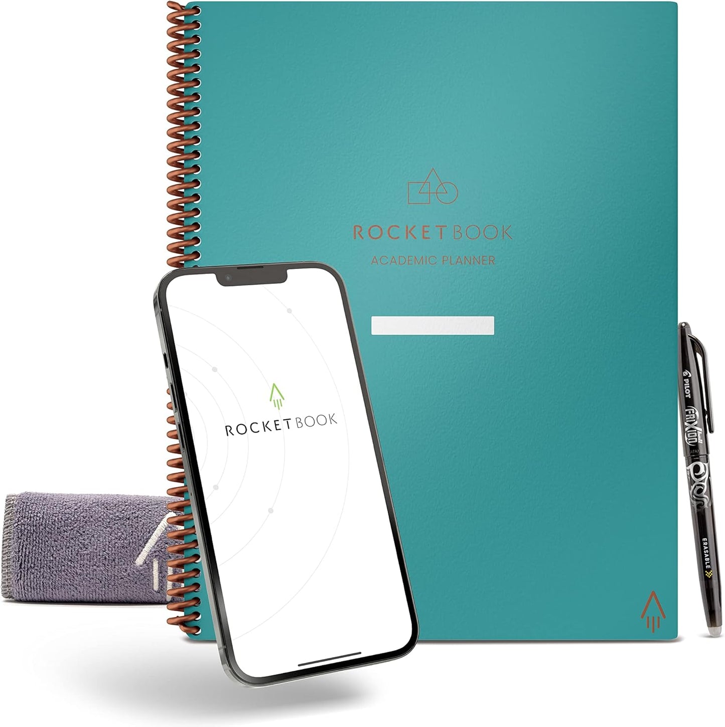 Rocketbook Teal Academic Planner - Reusable & Smart!