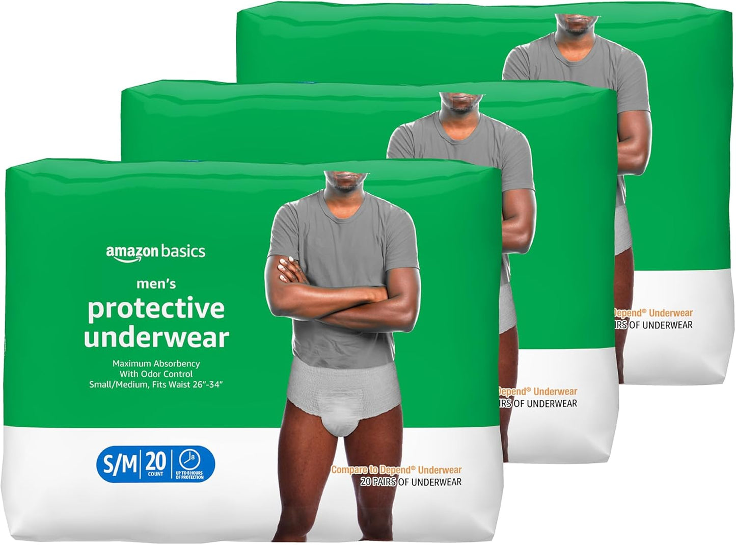 Basics Men's Incontinence Underwear x 60 - Superior Absorbency