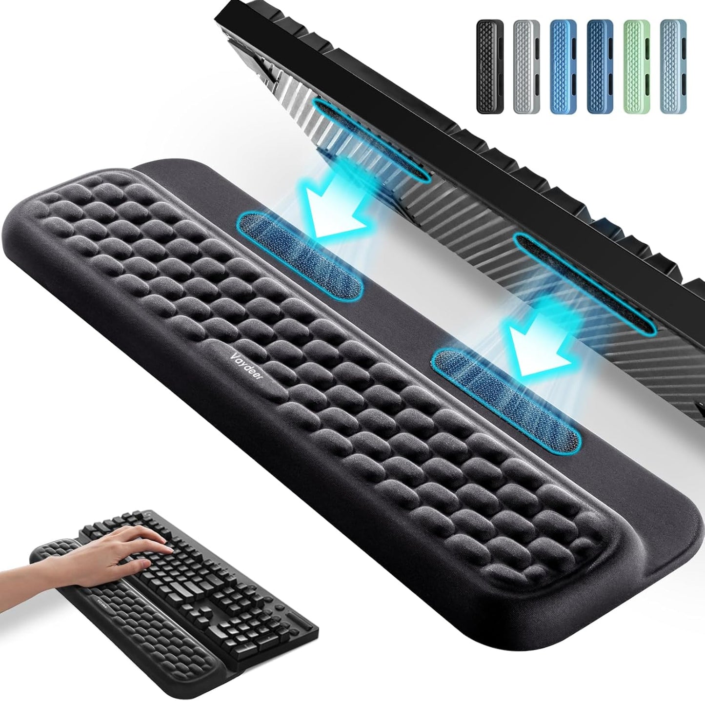 Vaydeer Keyboard Wrist Rest: Ergonomic Pain Relief