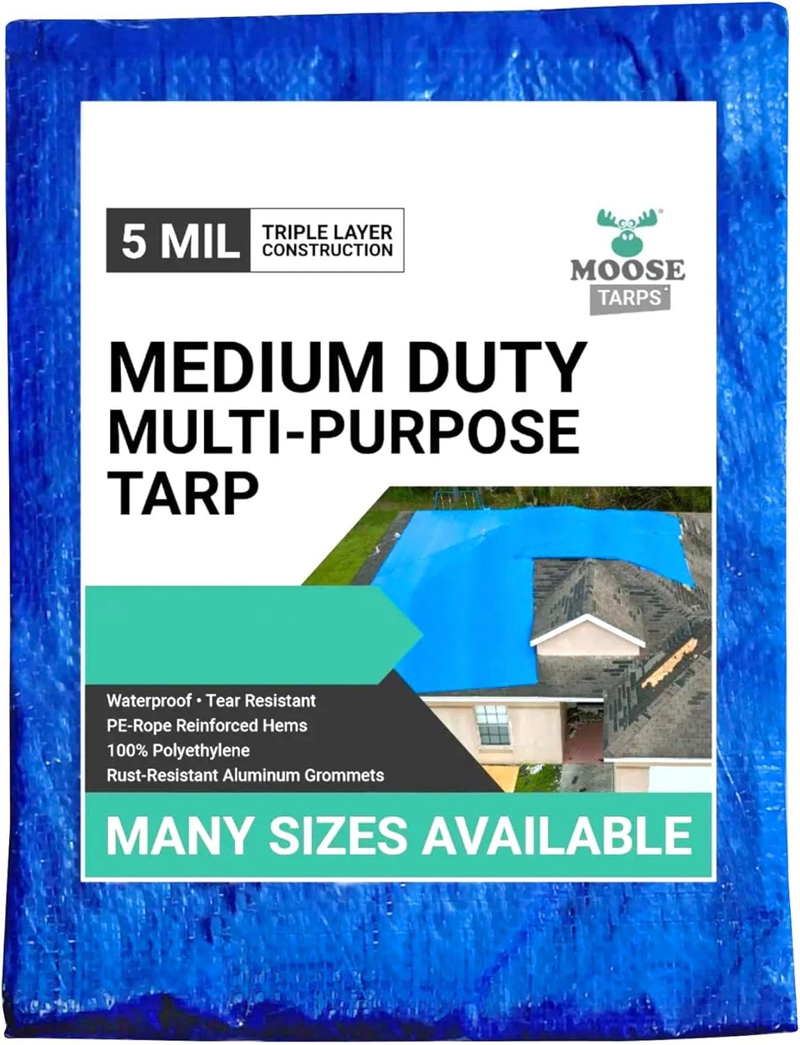 20ft x 40ft Waterproof Tarp for Indoor and Outdoor Use