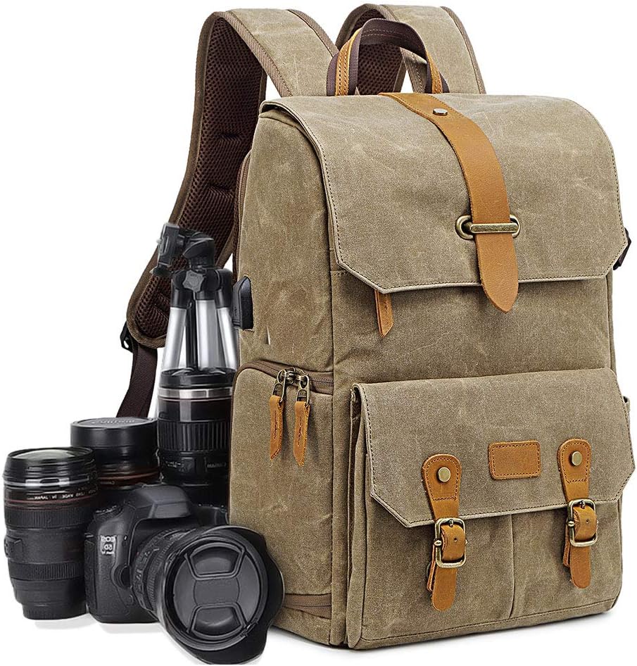 UBAYMAX Camera Backpack for DSLR SLR with 15.6 inch Laptop
