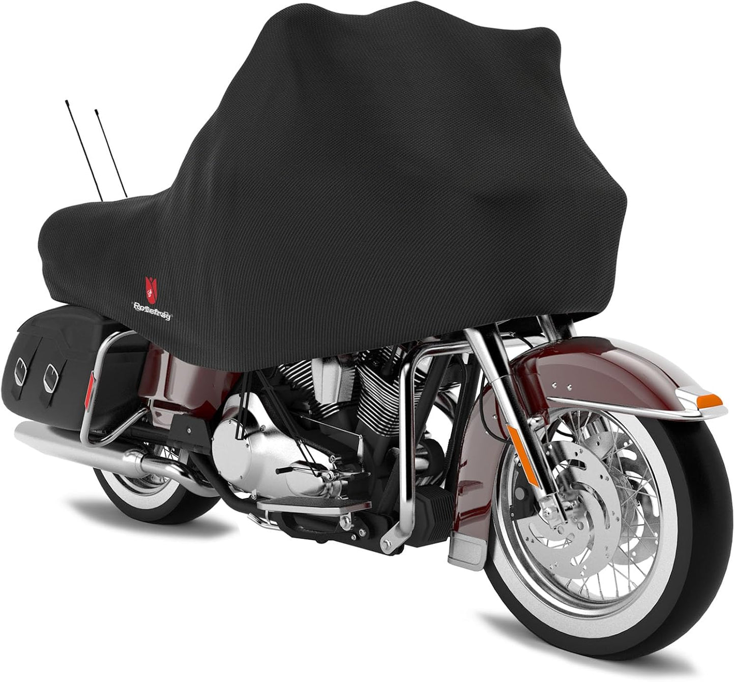 Rosefray 420D Motorcycle Half Cover for All Weather Protection