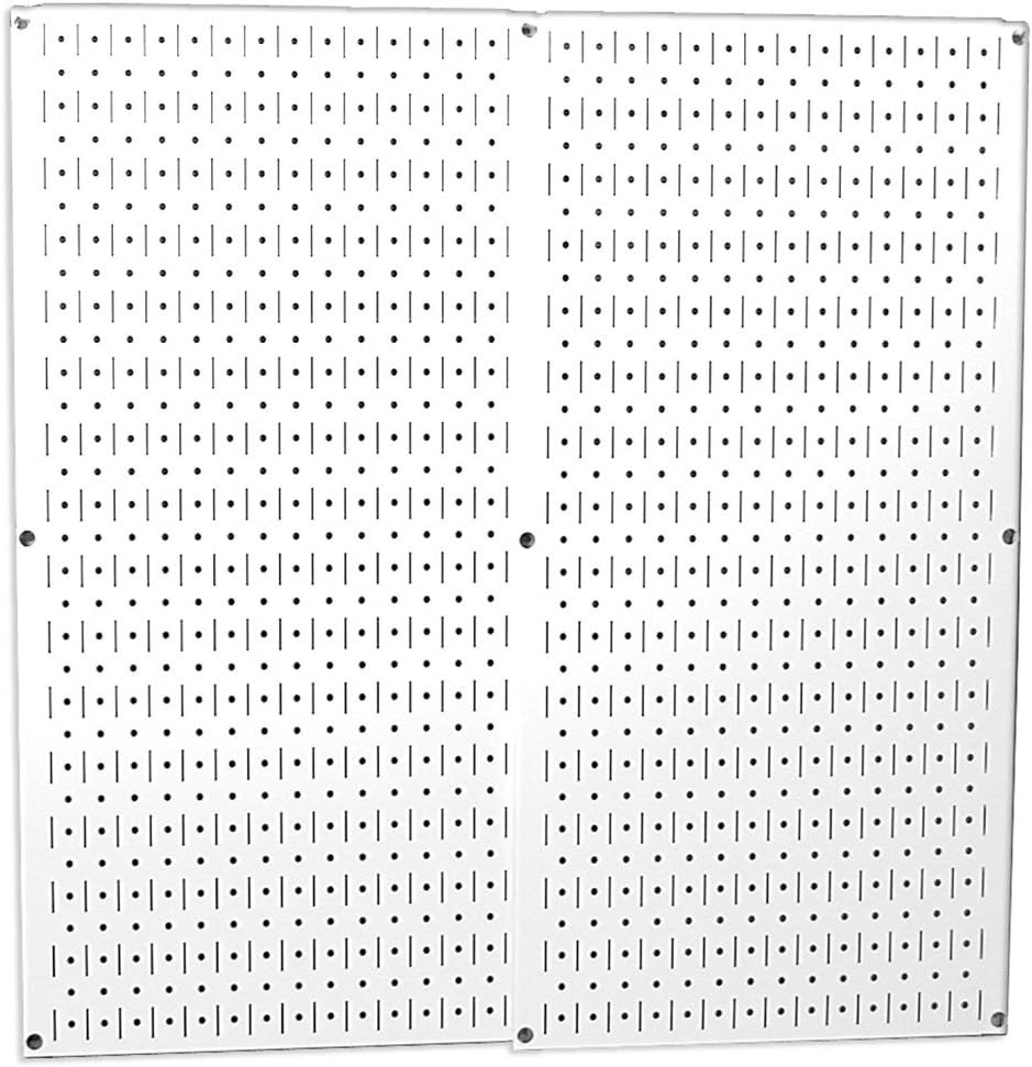 Wall Control 30-P-3232W White Metal Pegboard Pack for Storage