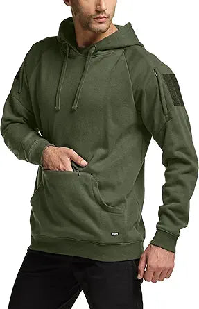 CQR Men's Winter Fleece Pullover Hoodies for Outdoor Activities