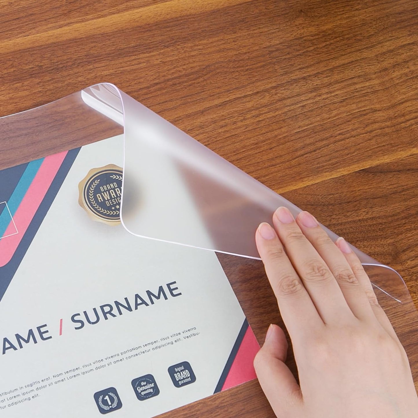Waterproof Desk Mat: YSAGi Clear Protector