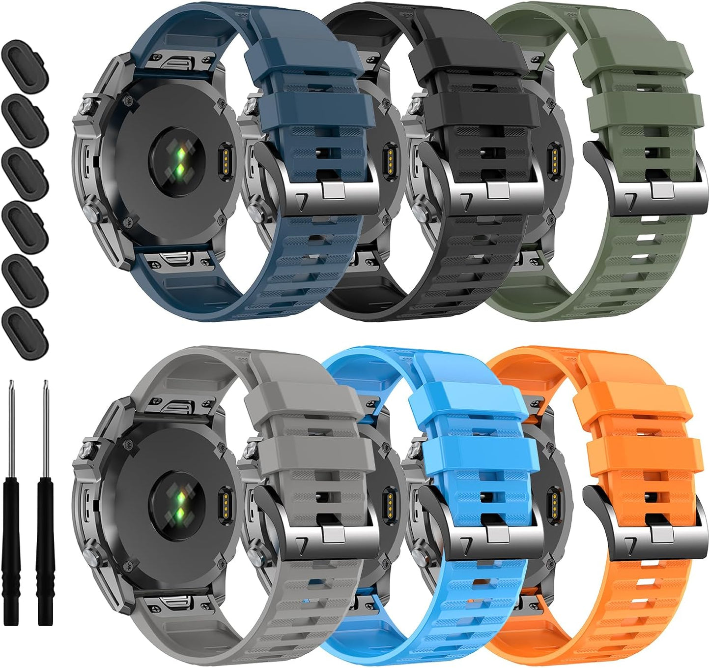 Silicone Band for Garmin Enduro 3/Fenix 8/Fenix 7X/6X/5X