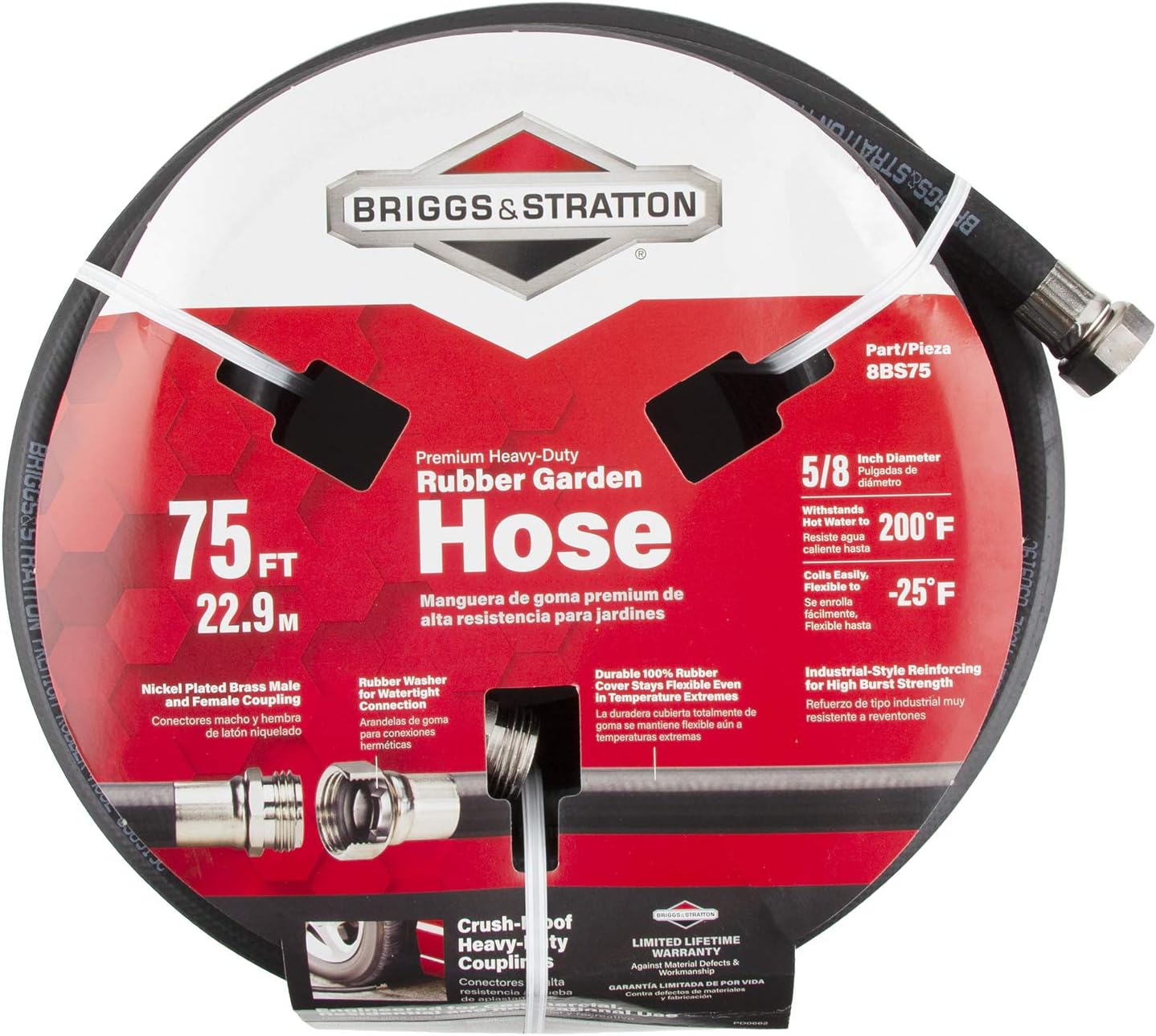 Briggs and Stratton 75-Foot Premium Heavy-Duty Rubber Hose Review