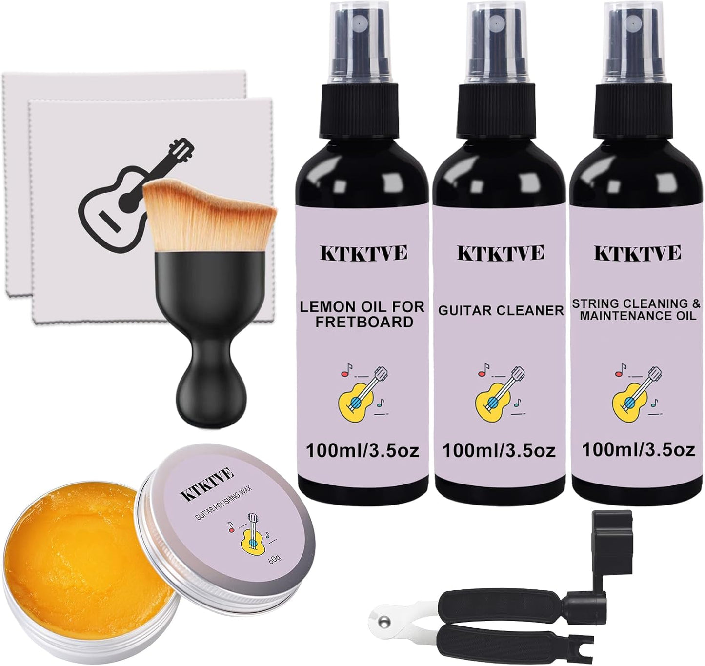 8-in-1 Guitar Care Kit - Keep Your Guitar Sparkling!