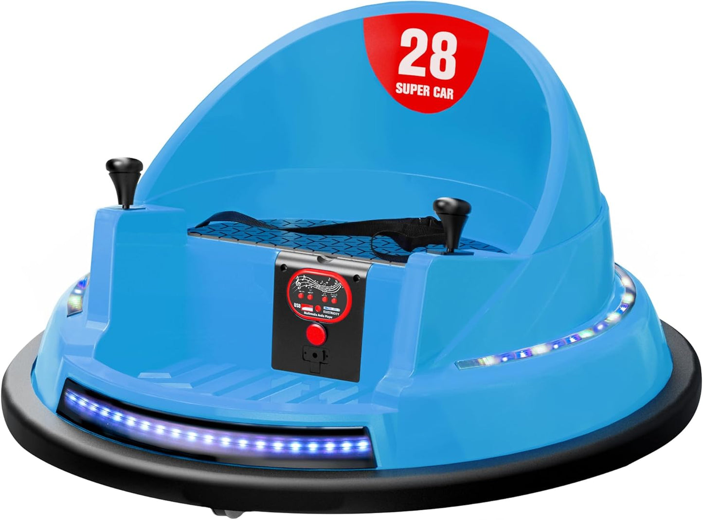 ROOMTEC Bumper Car for Toddlers with Remote Control Fun Ride