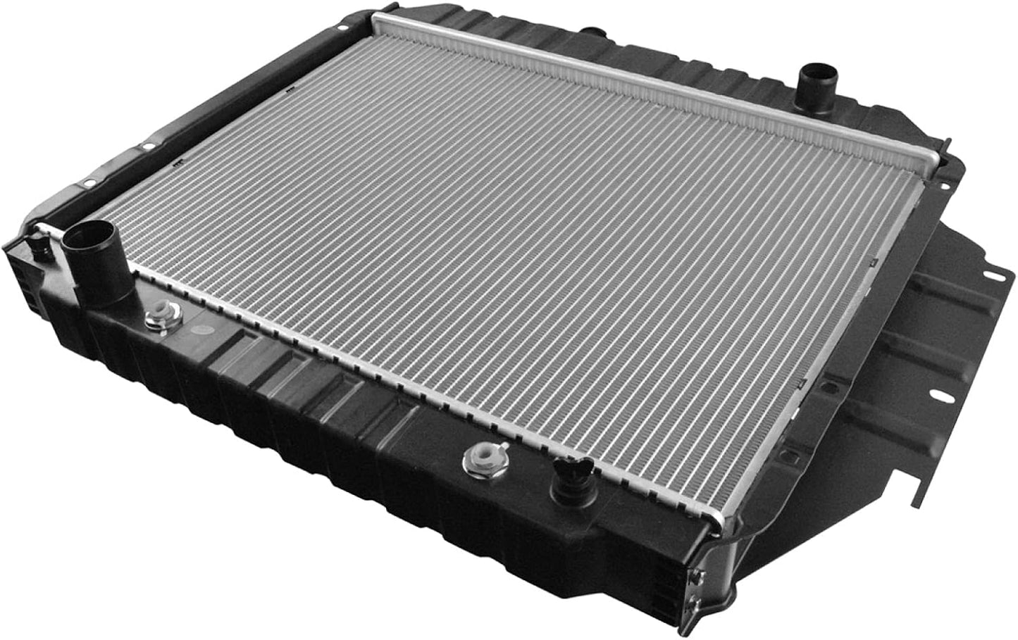 TRQ Radiator Assembly Aluminum Core for 92-96 Ford E-Series