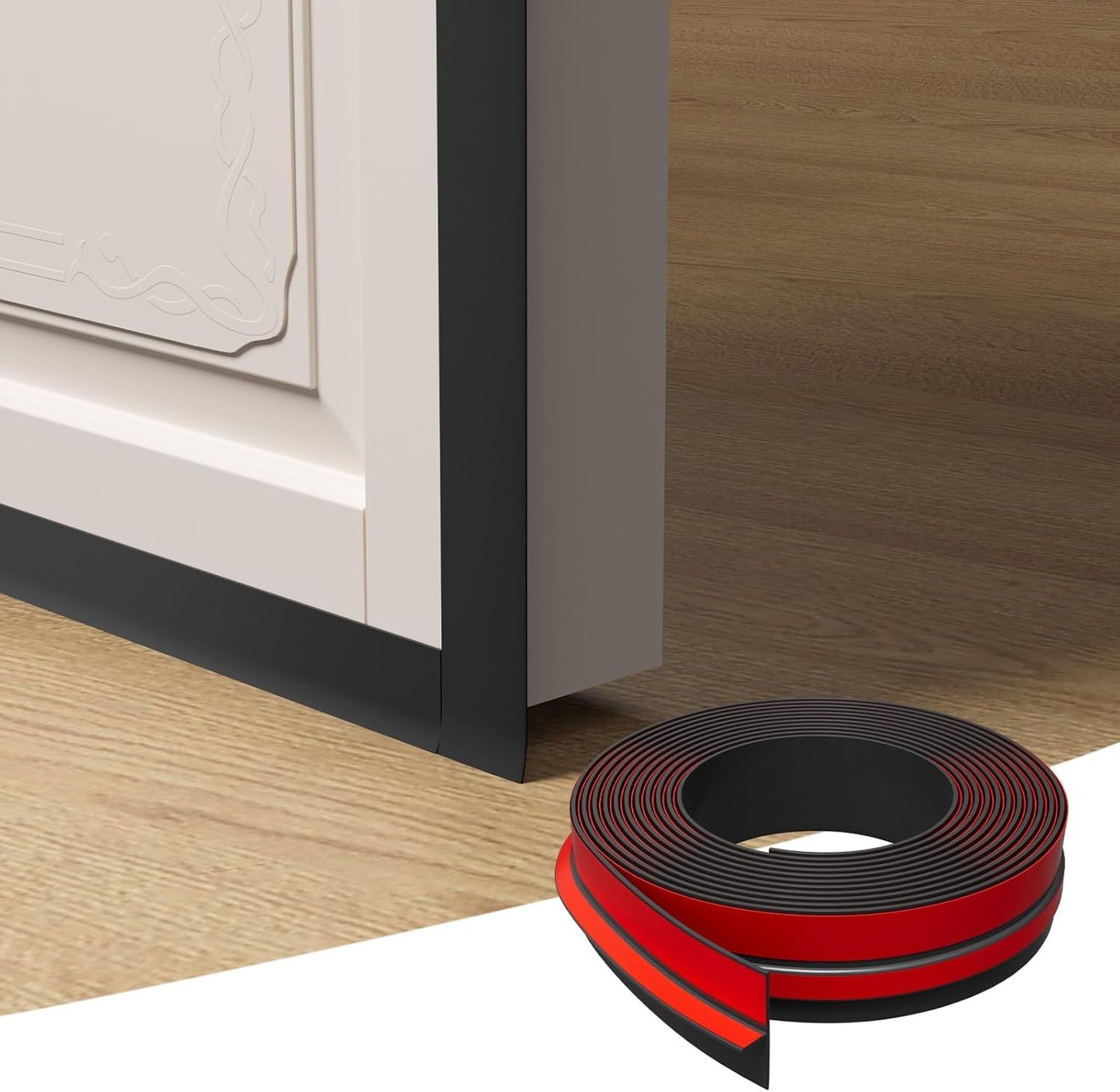 T-Shaped Door Draft Stopper for Windows Gaps and Sealing