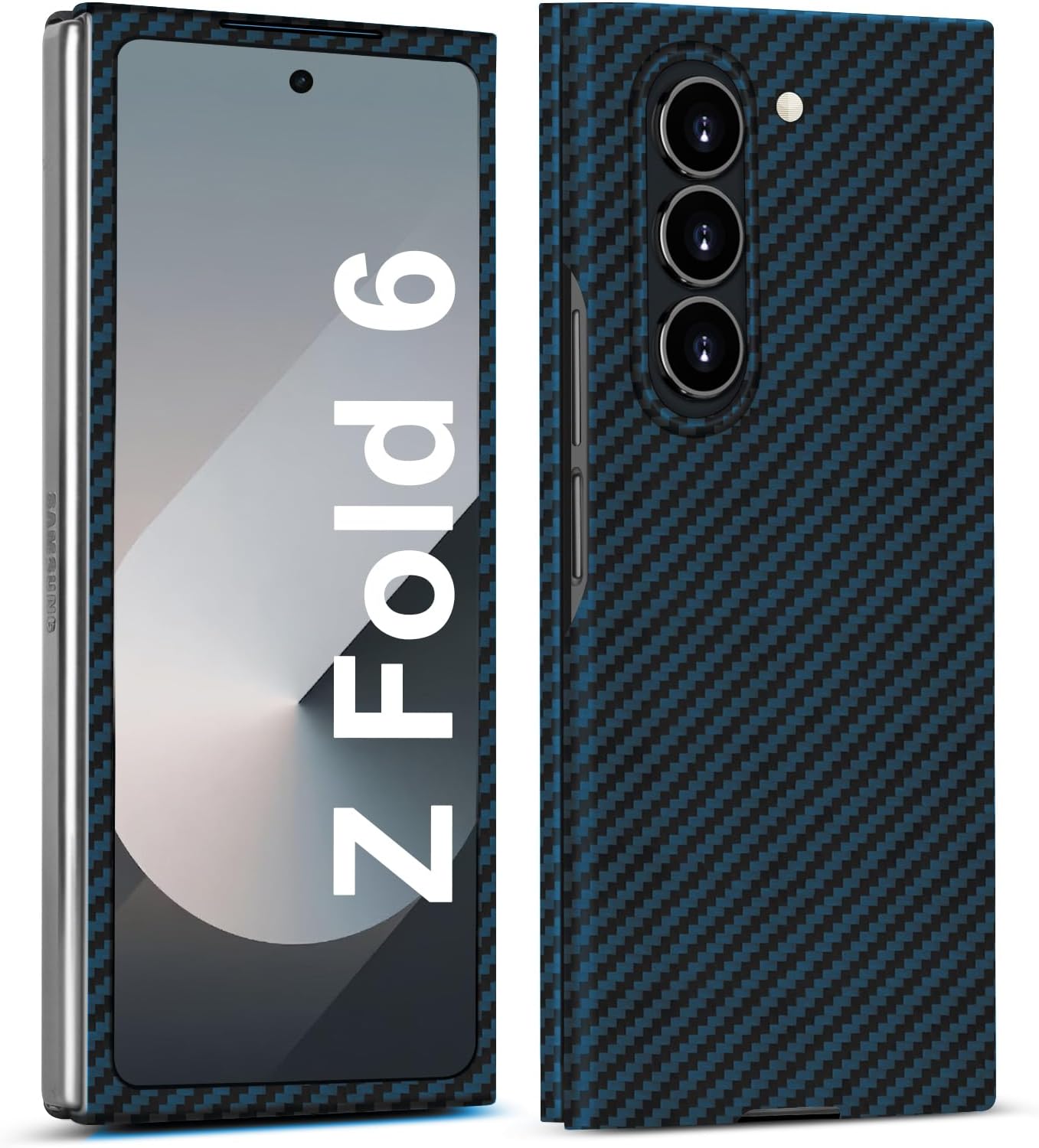 Slim and Thin Carbon Fiber Case for Samsung Galaxy Z Fold 6