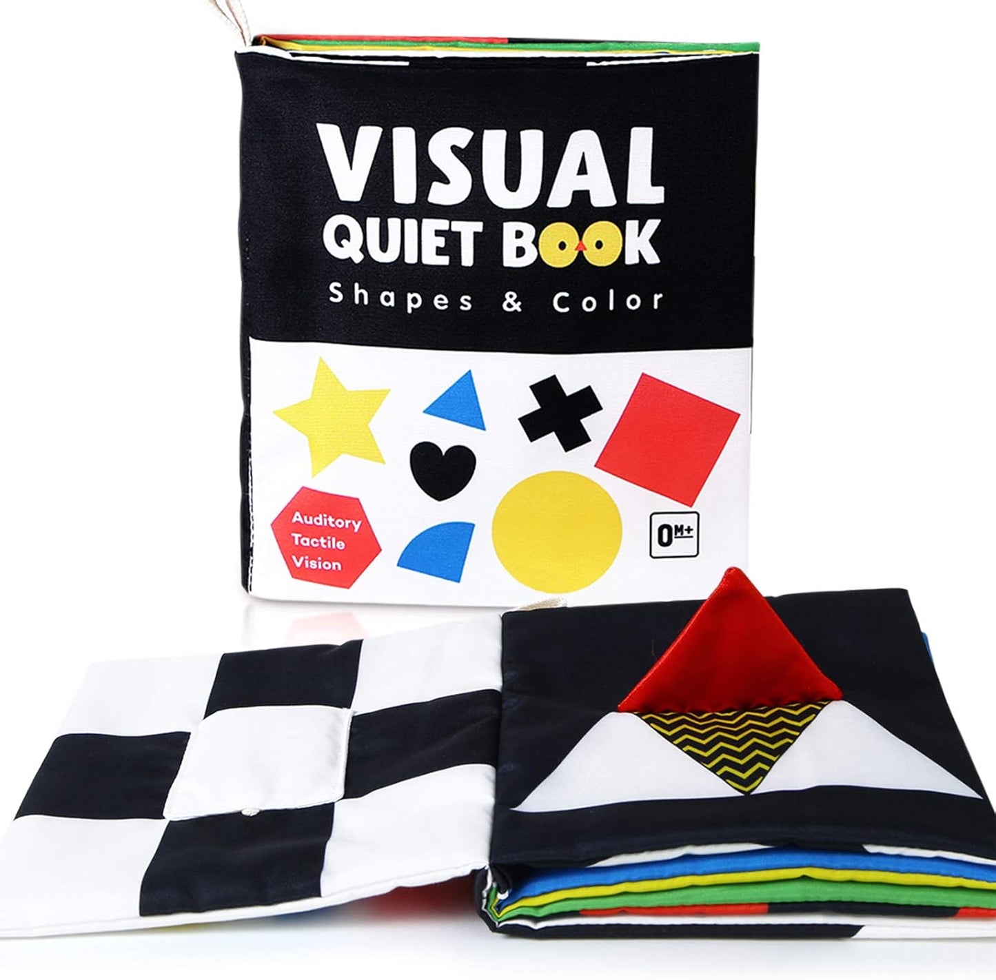 High Contrast Baby Cloth Books for Early Stimulation