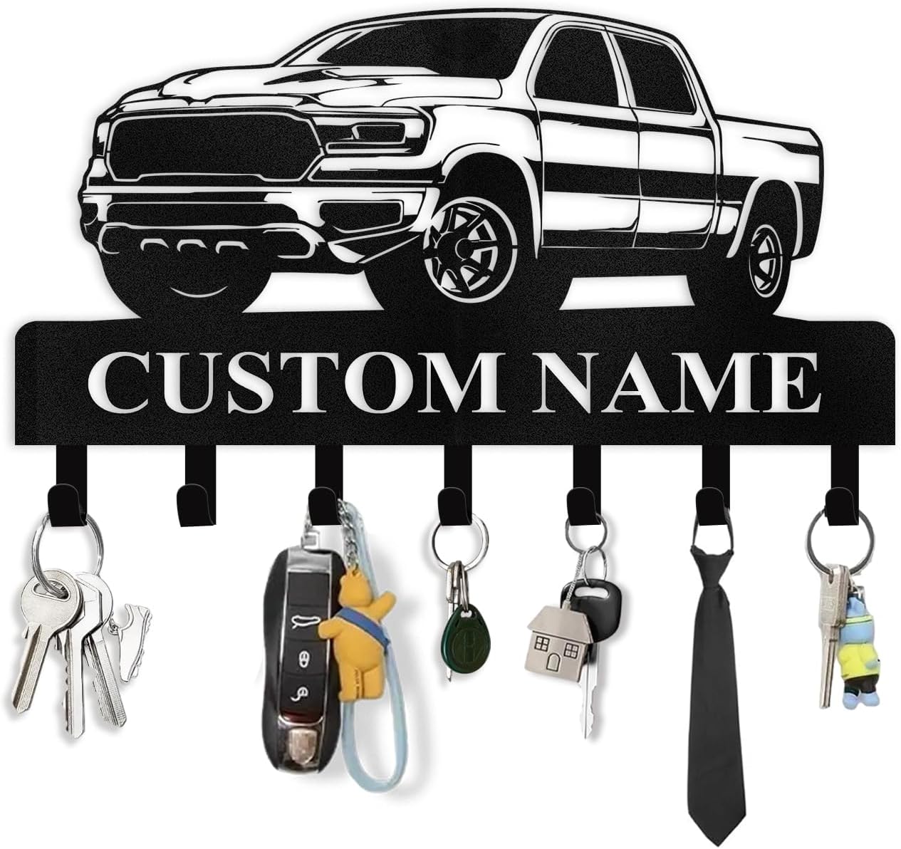 Custom Metal Key Holder - Stylish Wall Organizer