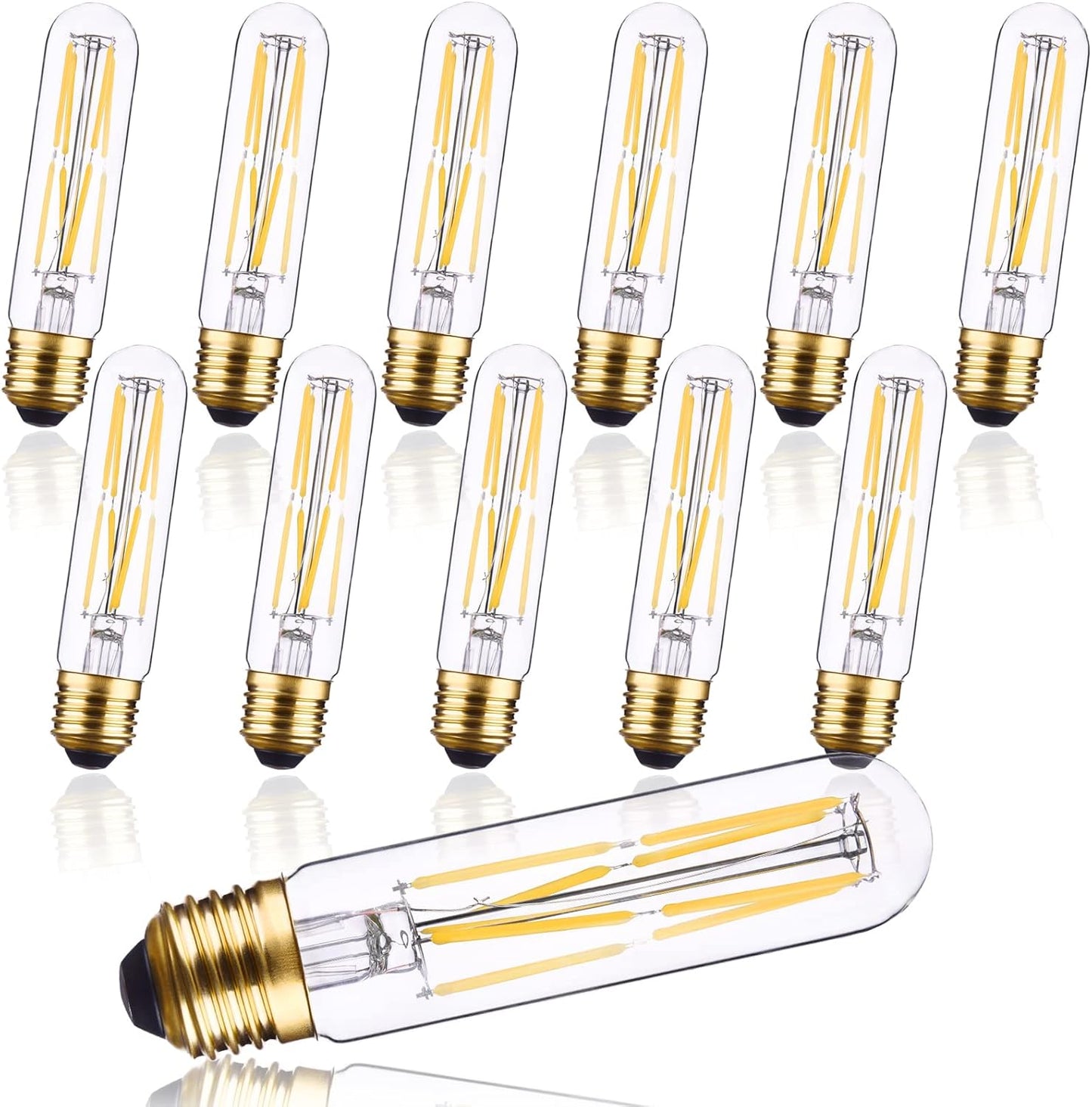 E26 LED Bulb Neutral Light 4000K Dimmable 8W Candle Bulbs