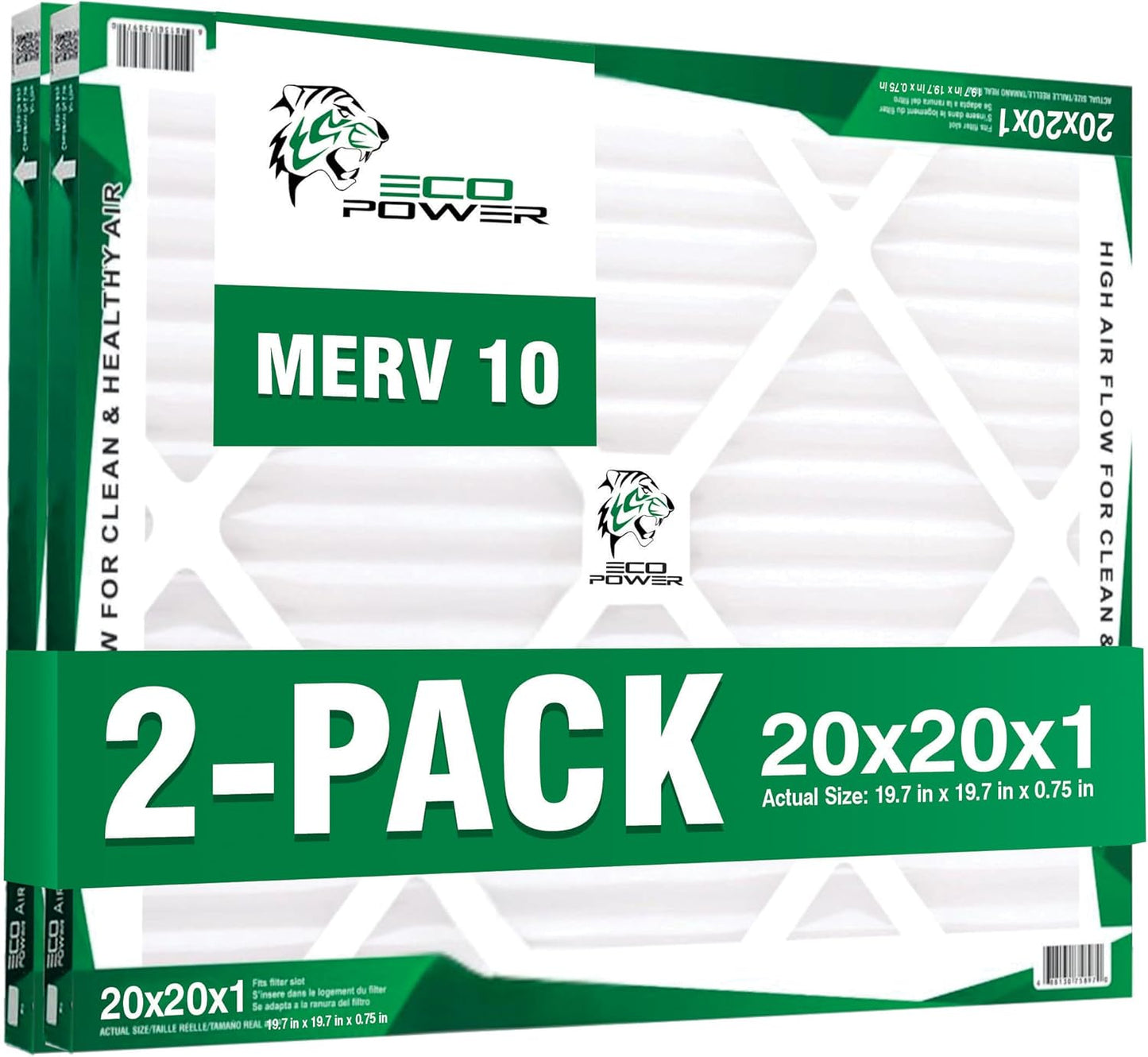 Fresh Air Now - MERV 10 2-Pack Filters