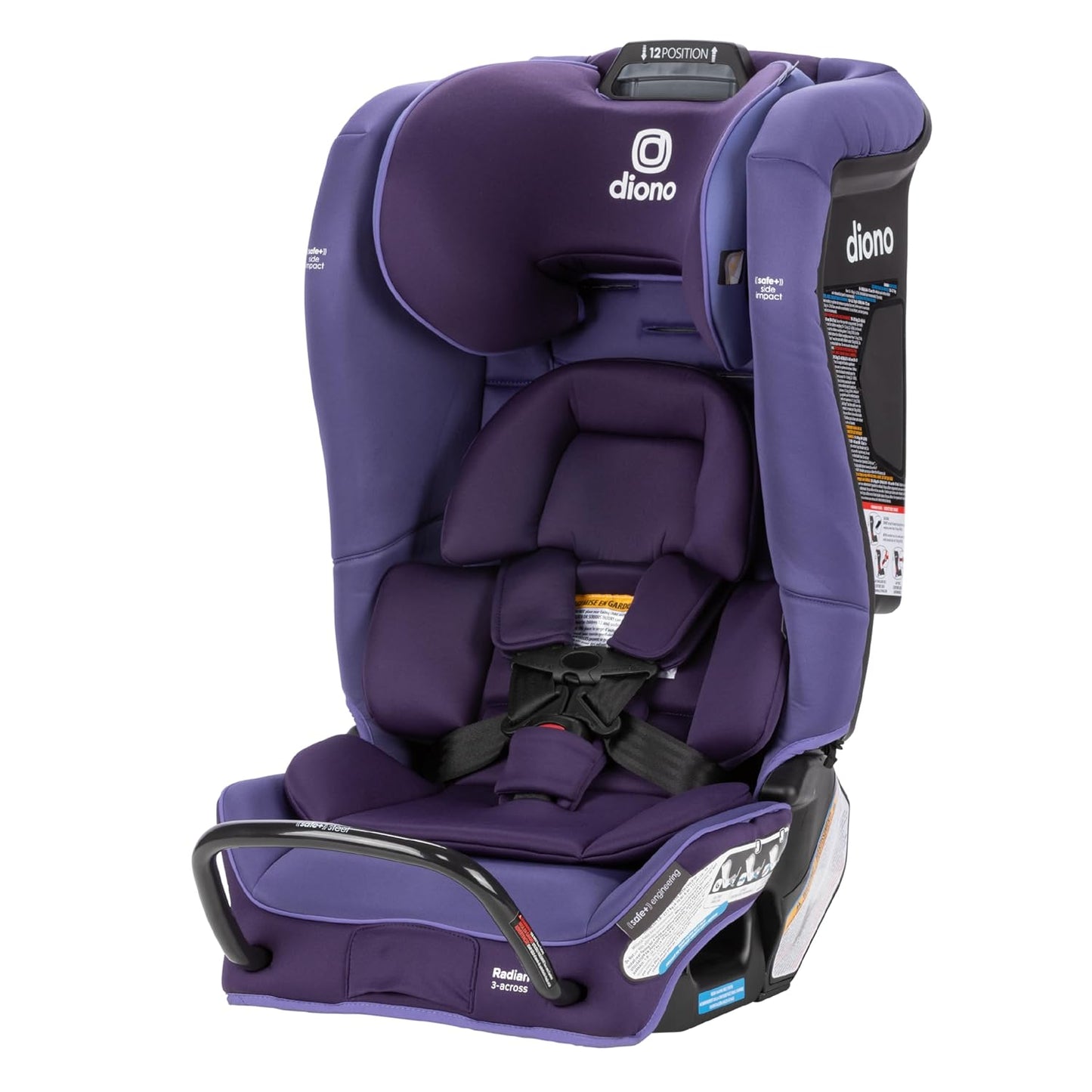 Diono Radian 3RXT: 4-in-1 Car Seat for 10 Years, Ultimate Safety