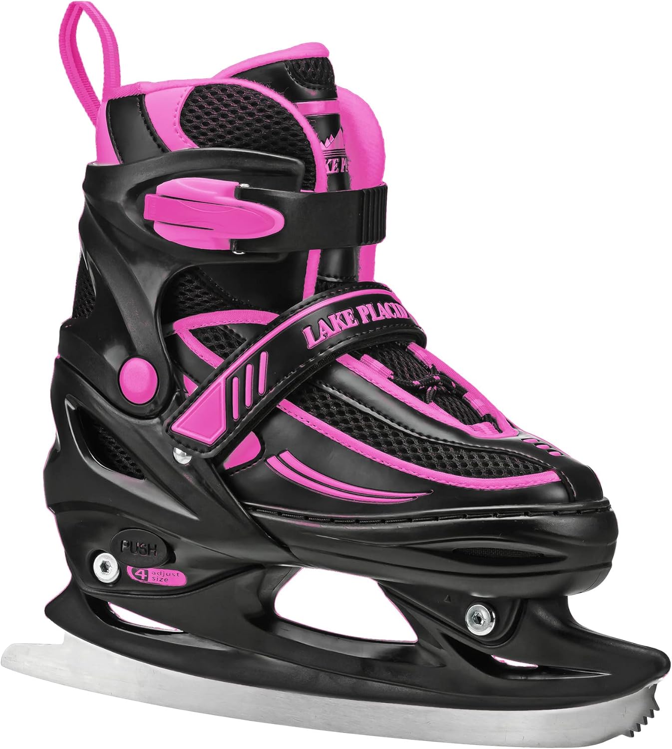 Lake Placid Summit Adjustable Youth Ice Skates for Comfort