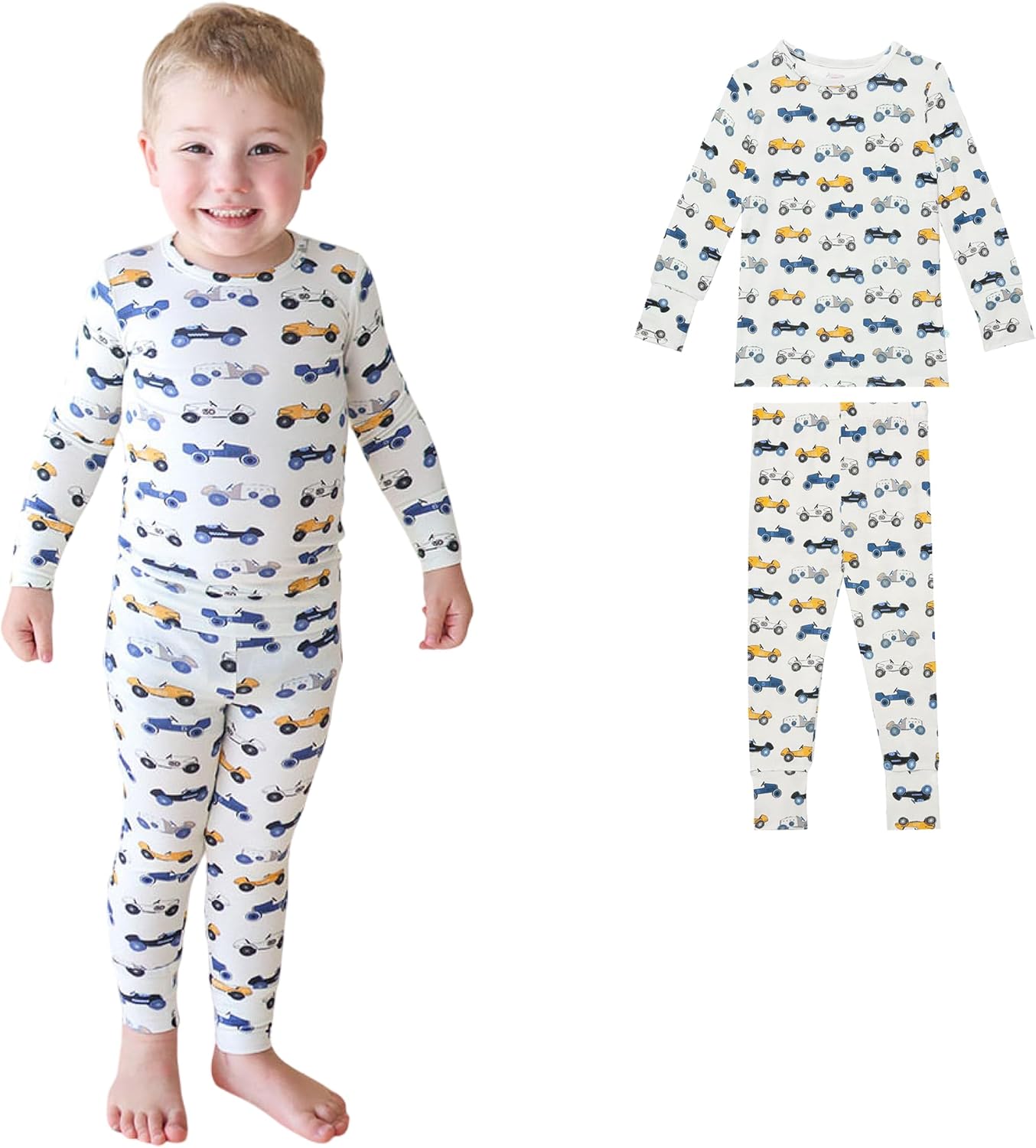 Posh Peanut Boys Pajamas - Soft Bamboo PJs for Cozy Nights