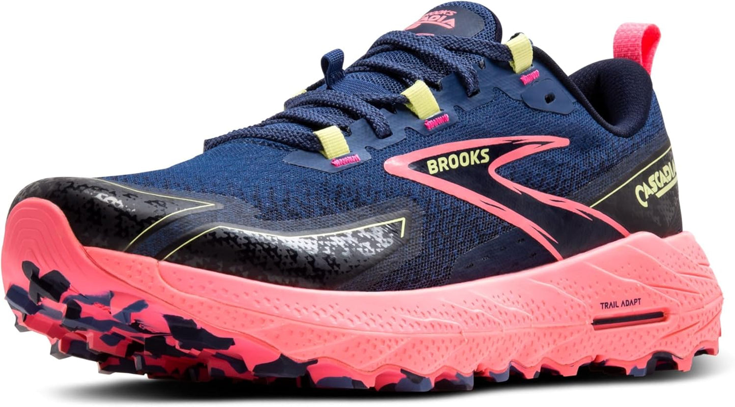 Brooks Womens Cascadia 18 Trail Running Shoe for Comfort
