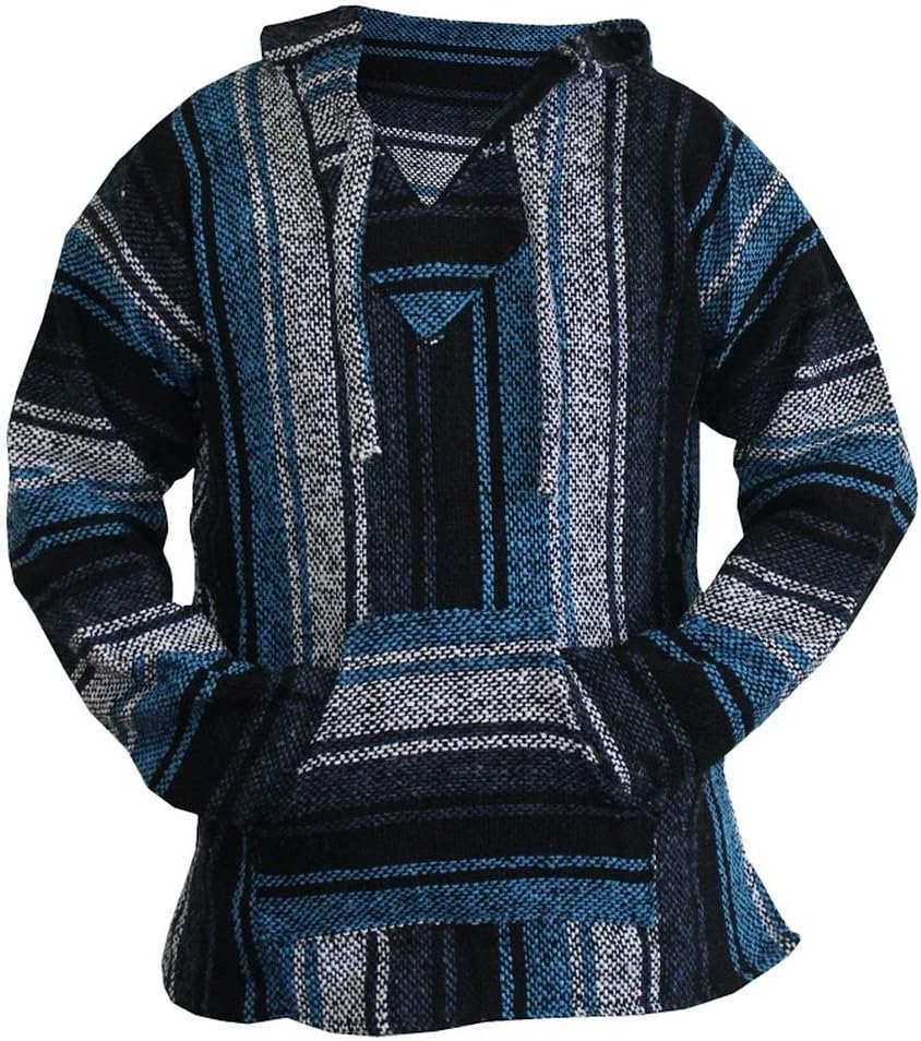 Del Mex Baja Hoodie Poncho Sweater for Comfort and Style