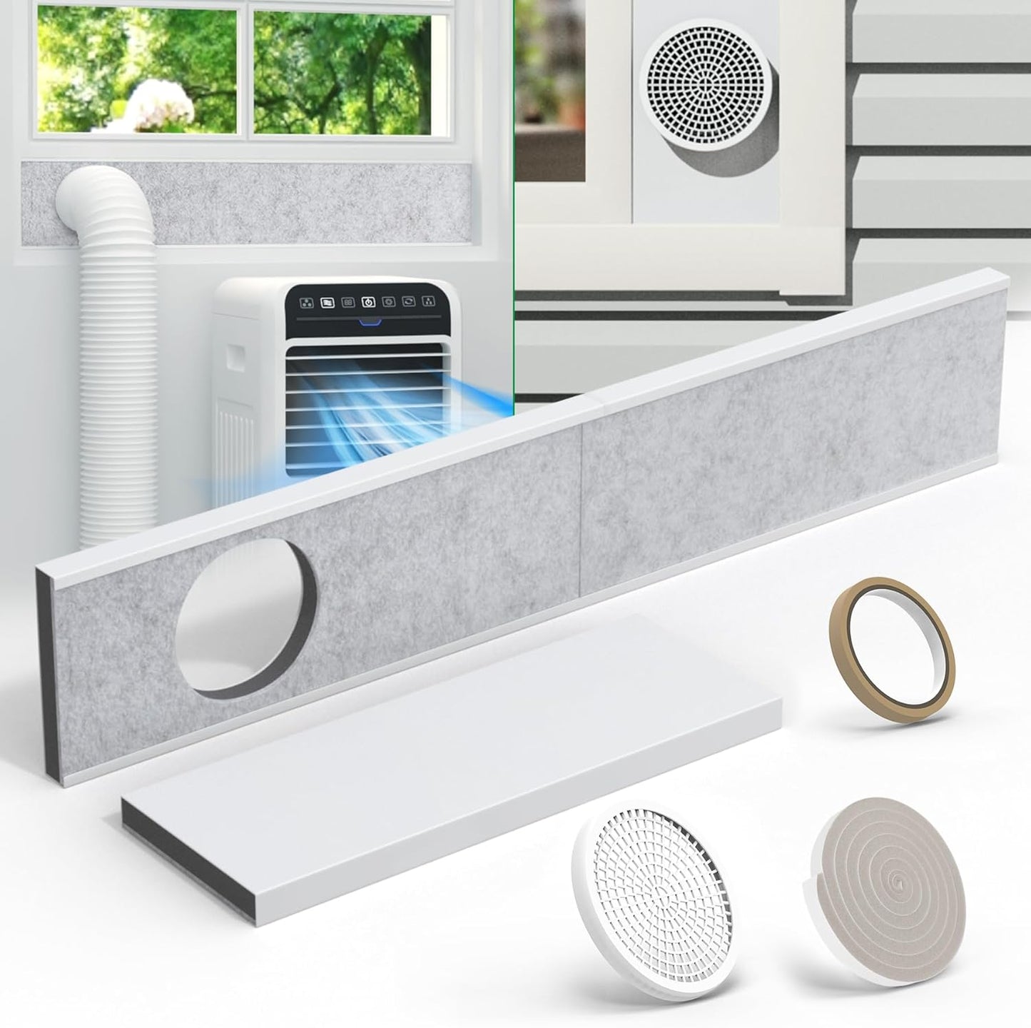 Forestchill Portable AC Vent Kit: Insulate Heat & Reduce Noise