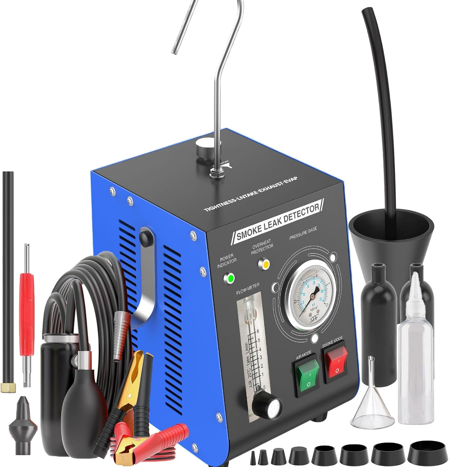 Automotive Smoke Machine Leak Detector with Built-in Air Pump