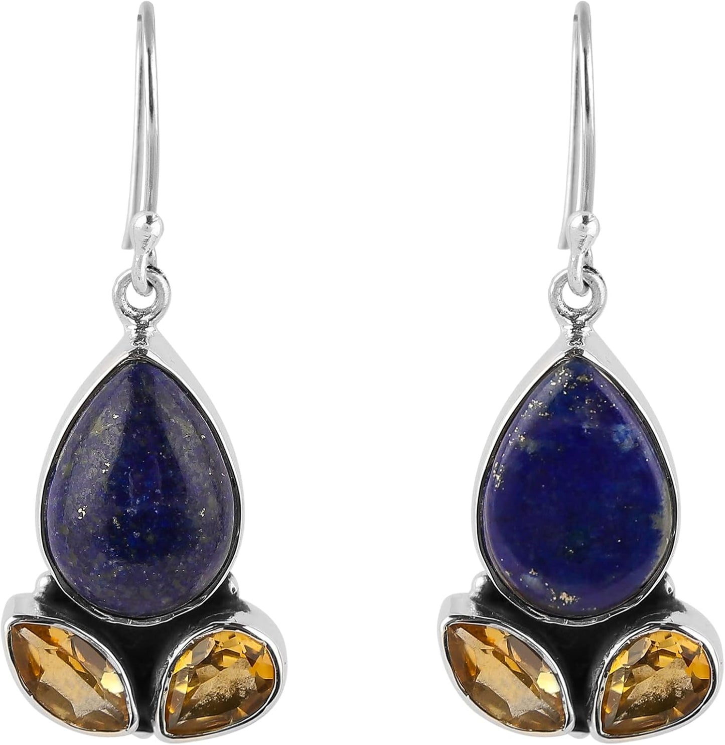 Natural Gemstone Dainty Earrings for Women - Elegant Design