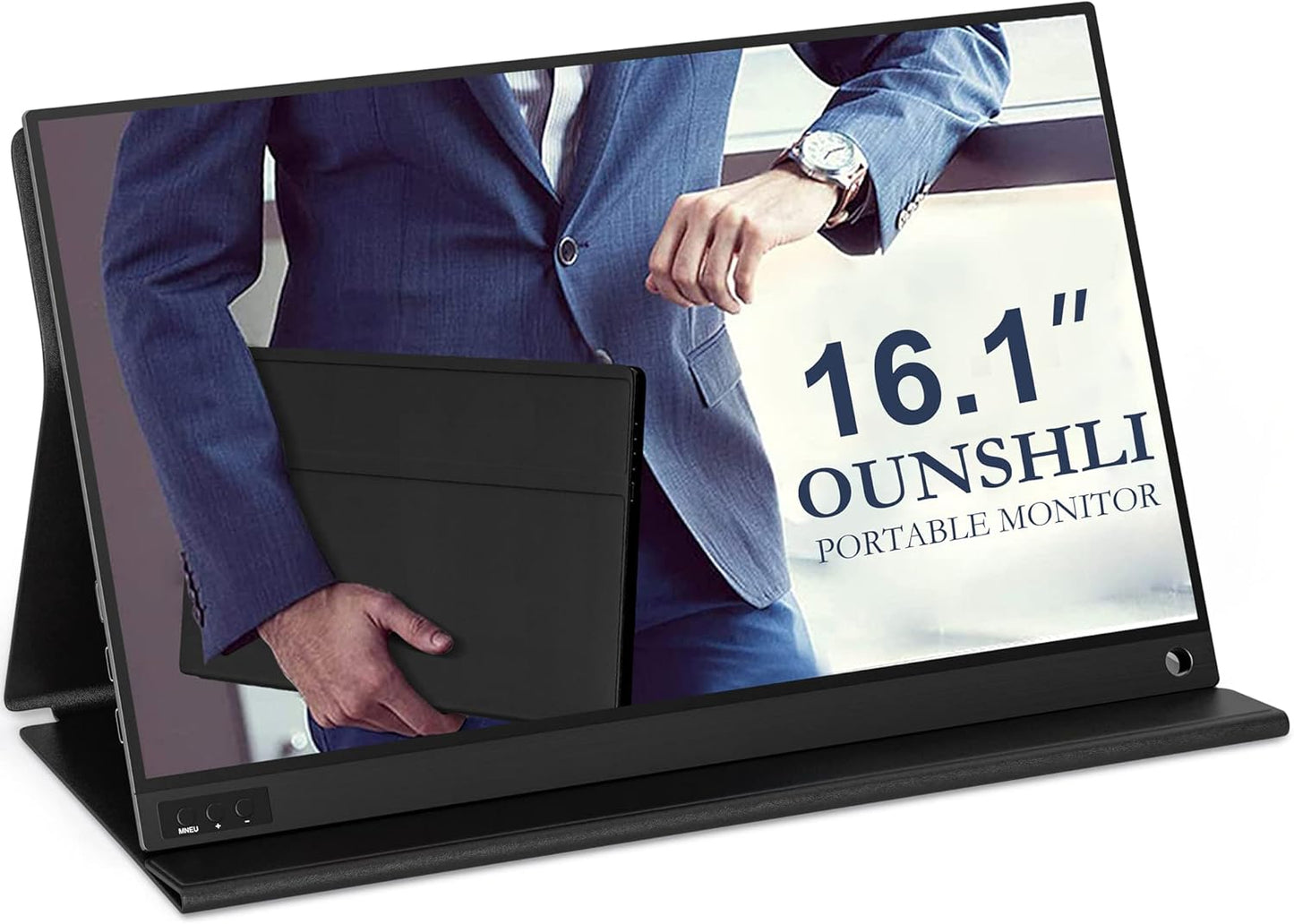 16.1 Full HD Portable Dual Monitor - USB C, HDMI, Speakers