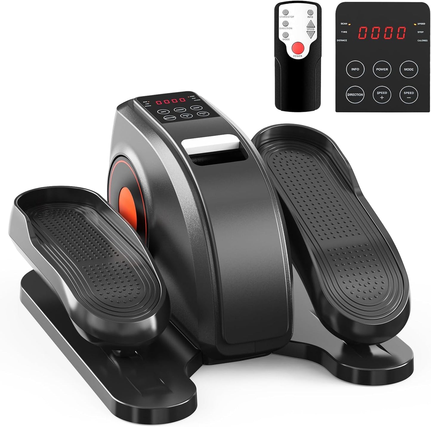 Compact & Quiet Under-Desk Elliptical by OLIXIS