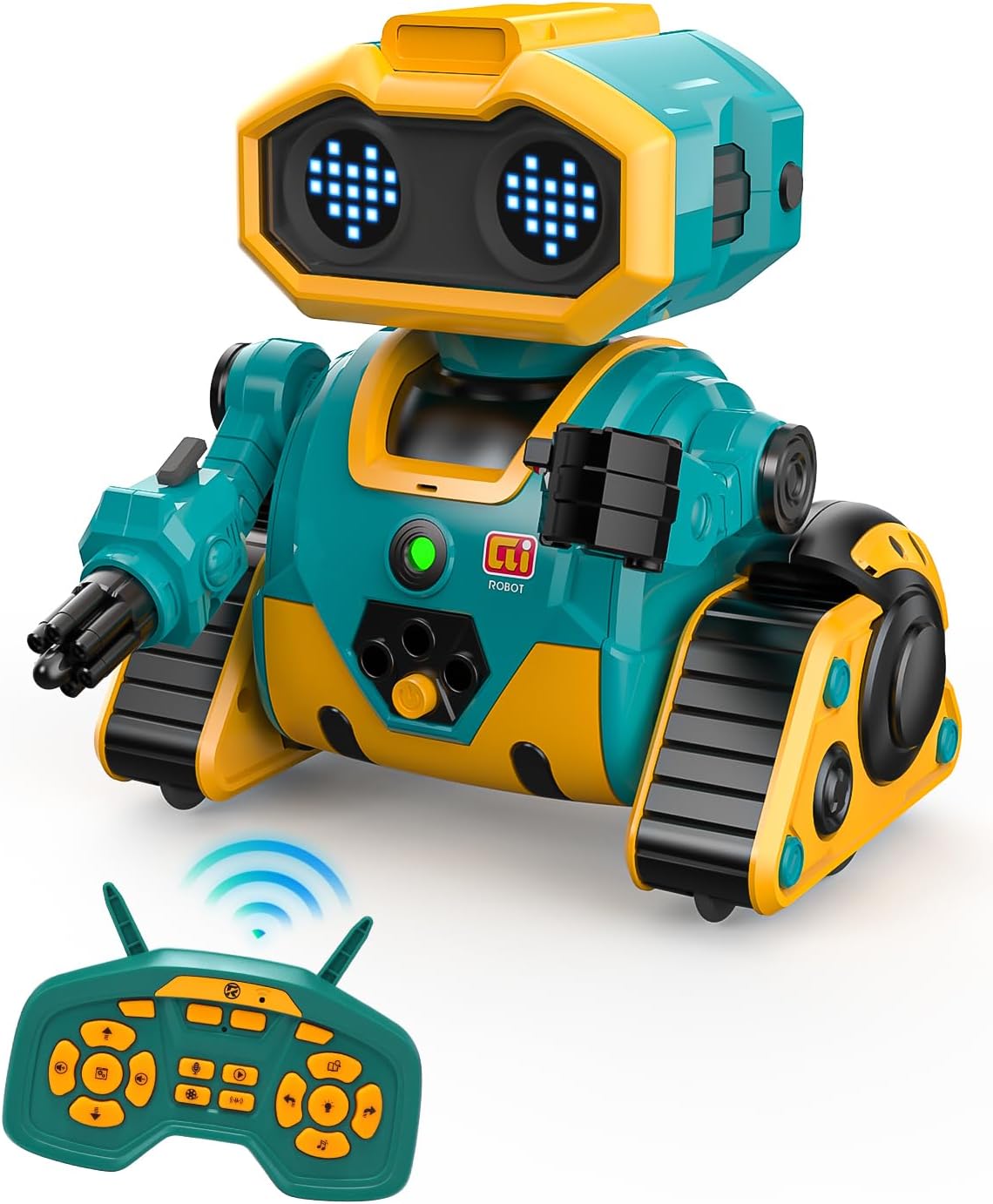 Interactive Rechargeable Robot Toy - Dance, Music, Gesture Sensing - Ages 3-6
