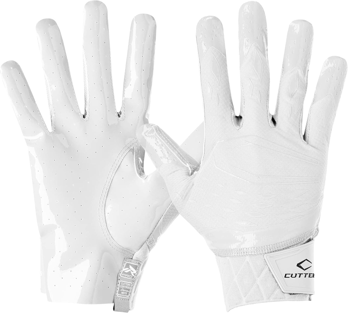 Cutters Rev Pro Football Gloves with Ultra Grip for Receivers