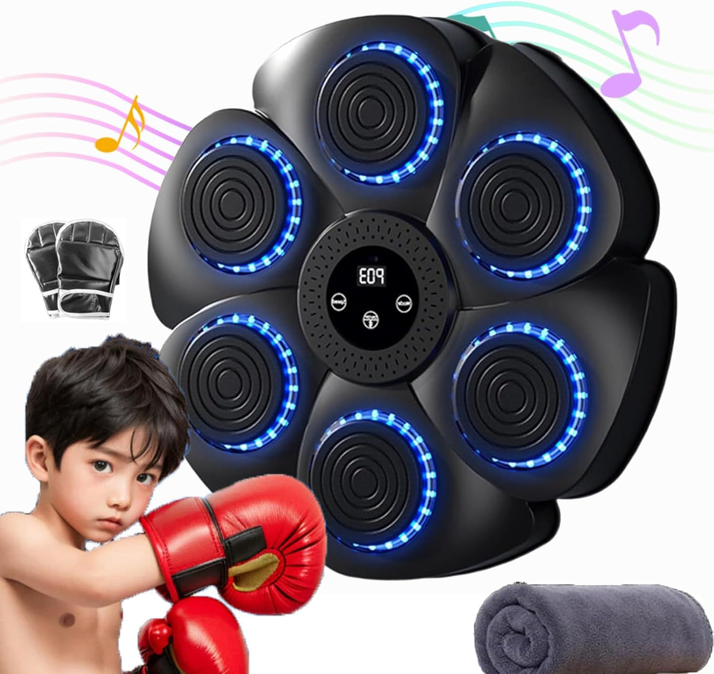 Kid's Puncheffy Music Boxing Fun!