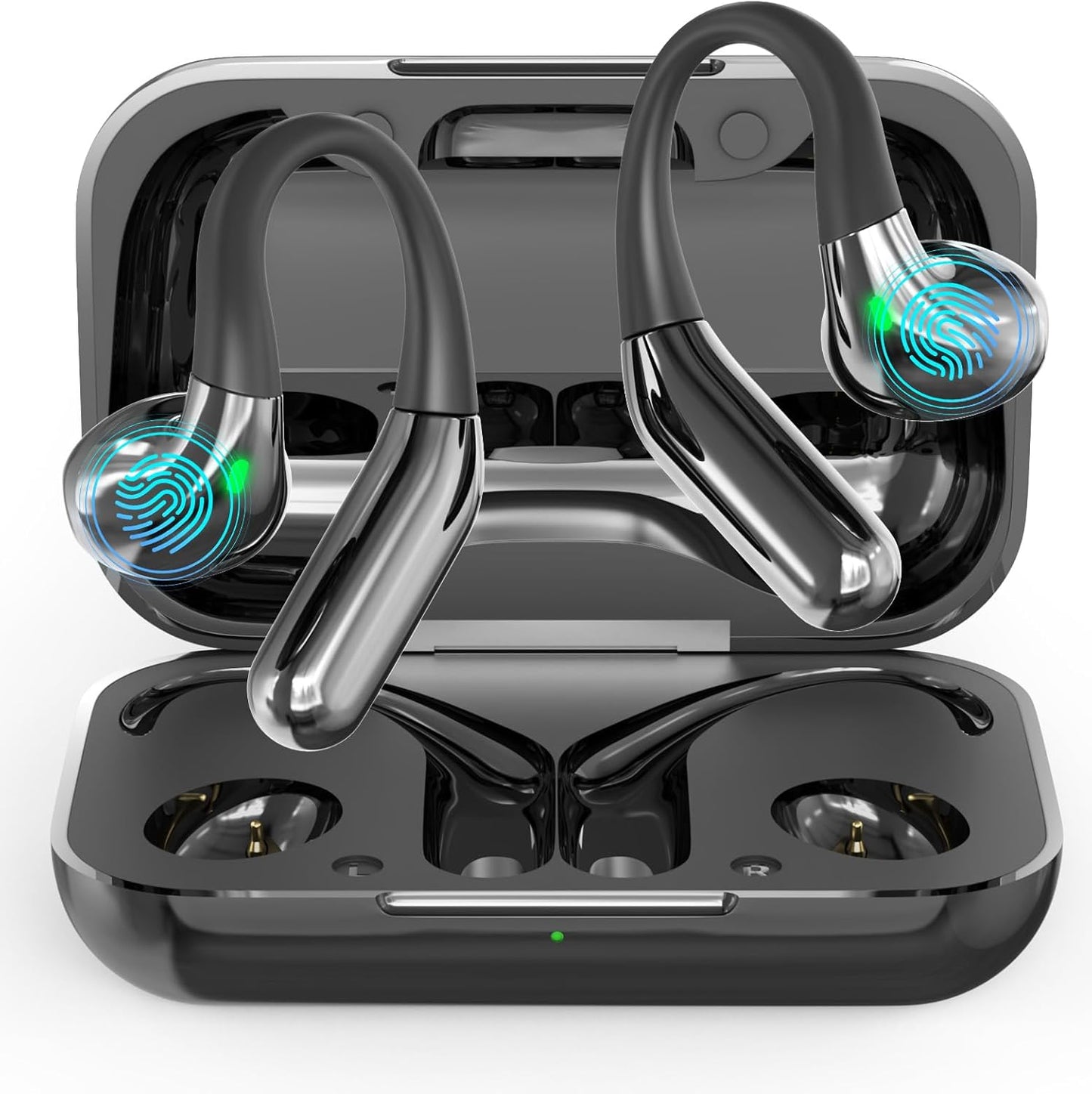 2025 New Ai Translation Earbuds - 3-in-1 Real-Time Translator (Black)
