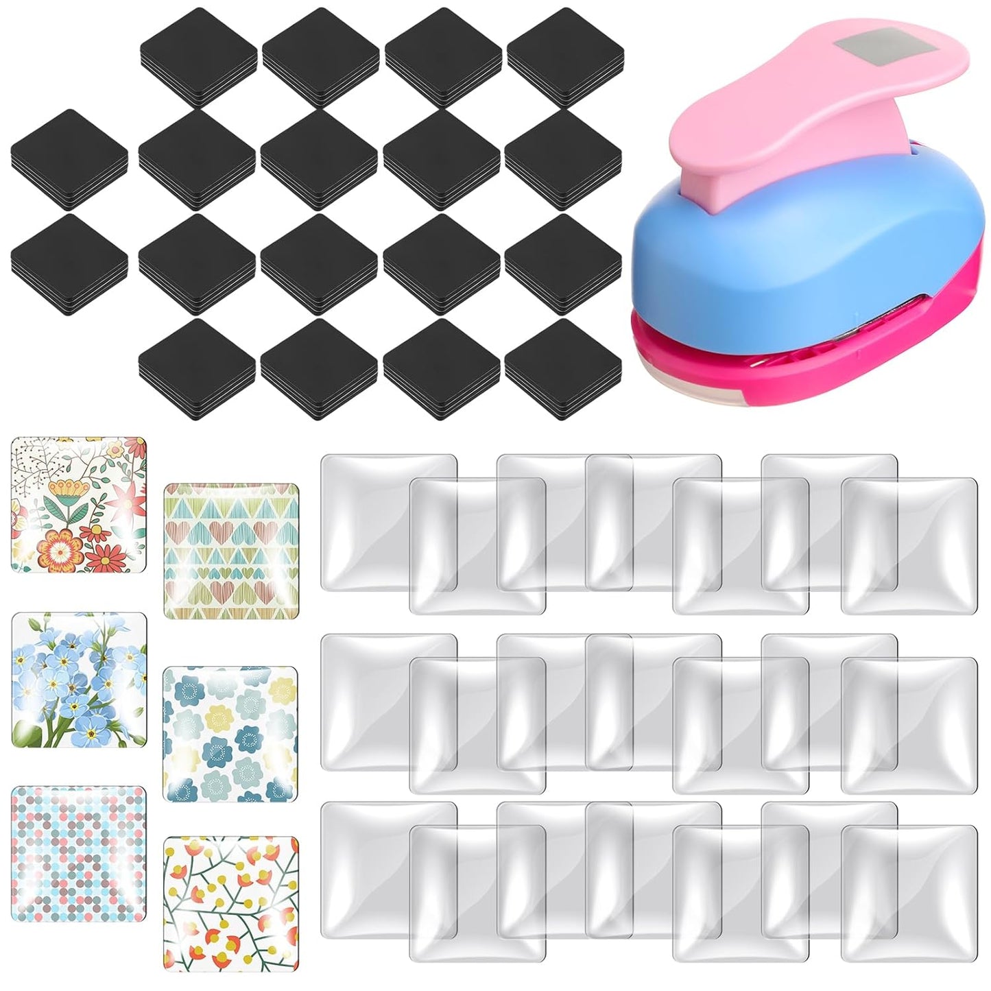 DIY Fridge Glass Magnets Kit for Crafting and Decoration