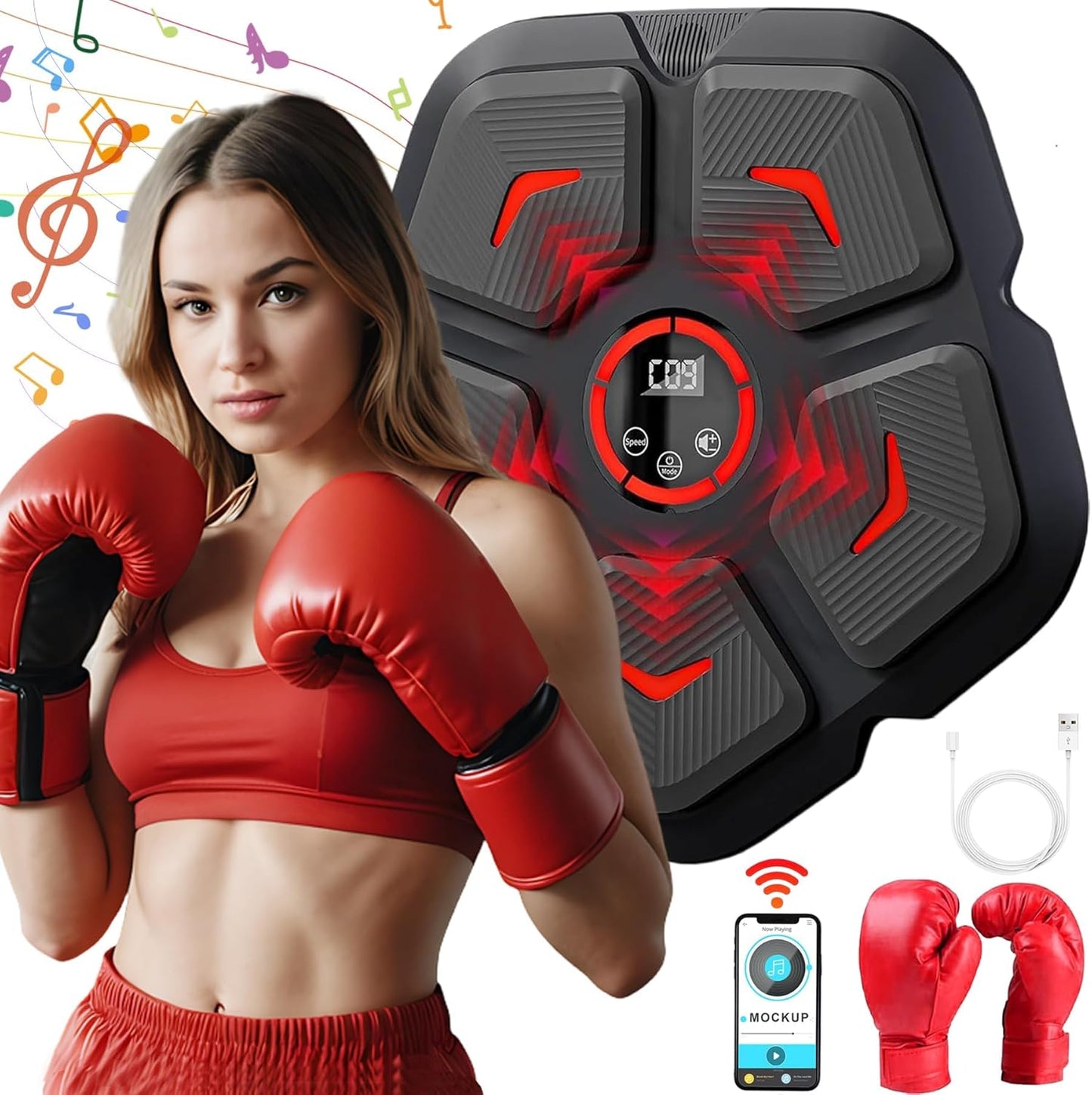 Ultimate Home Boxing Music Trainer Set