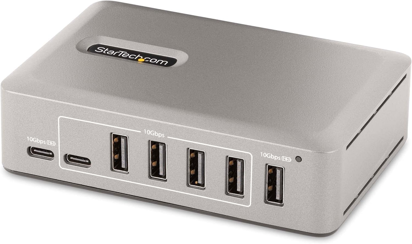 StarTech 10-Port USB-C Hub with 8 USB-A and 2 USB-C Ports