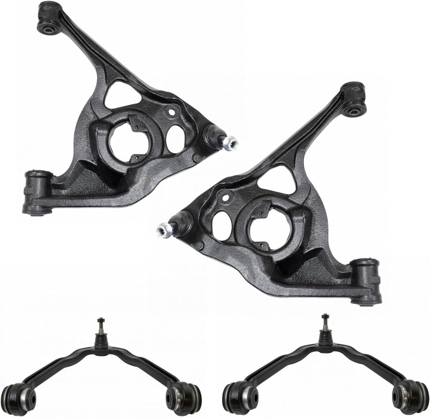 TRQ Control Arm Set for 2003-2014 Chevrolet Express & GMC