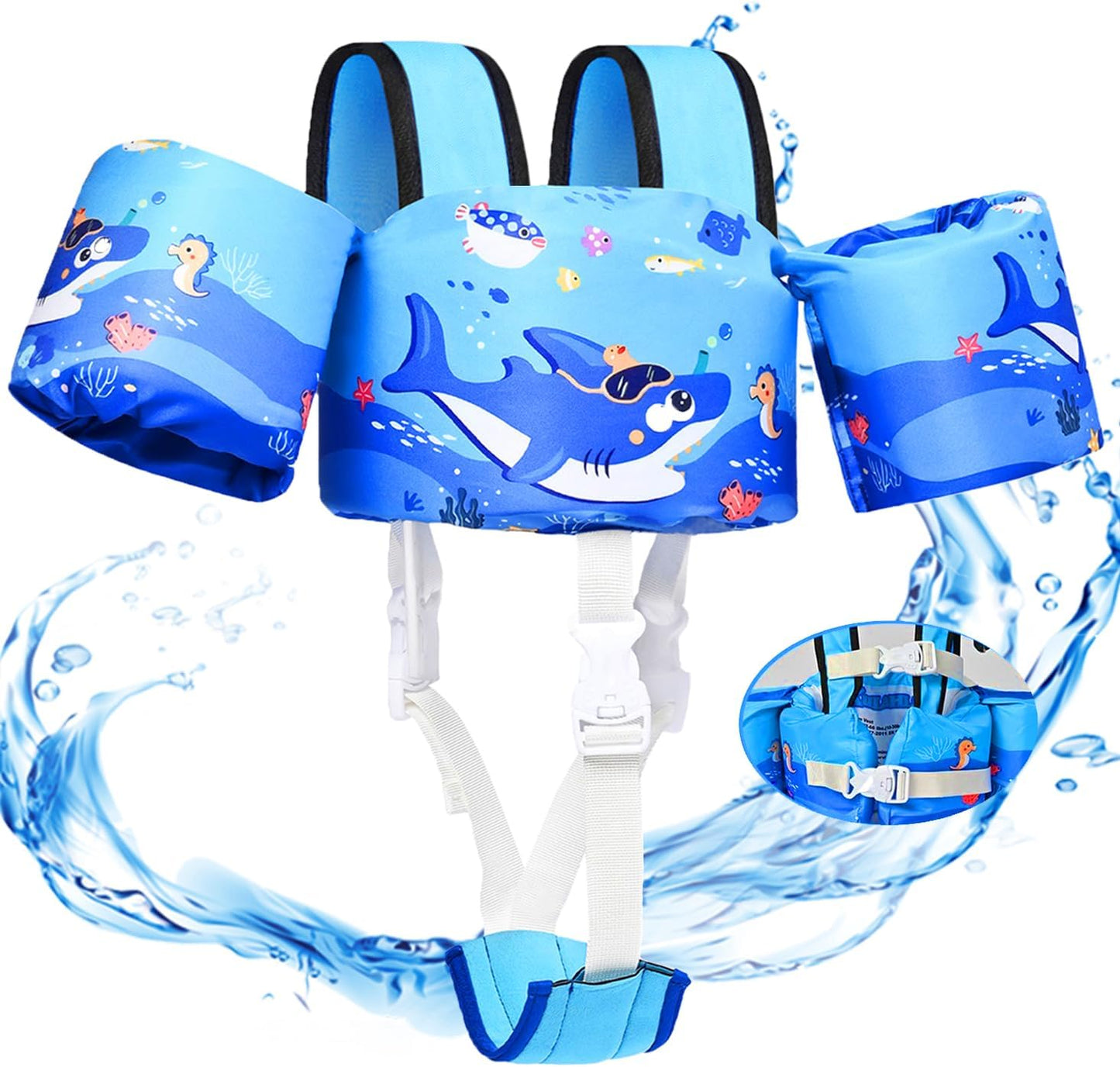 Toddler Swim Vest for Safe Floating Fun in Water Activities