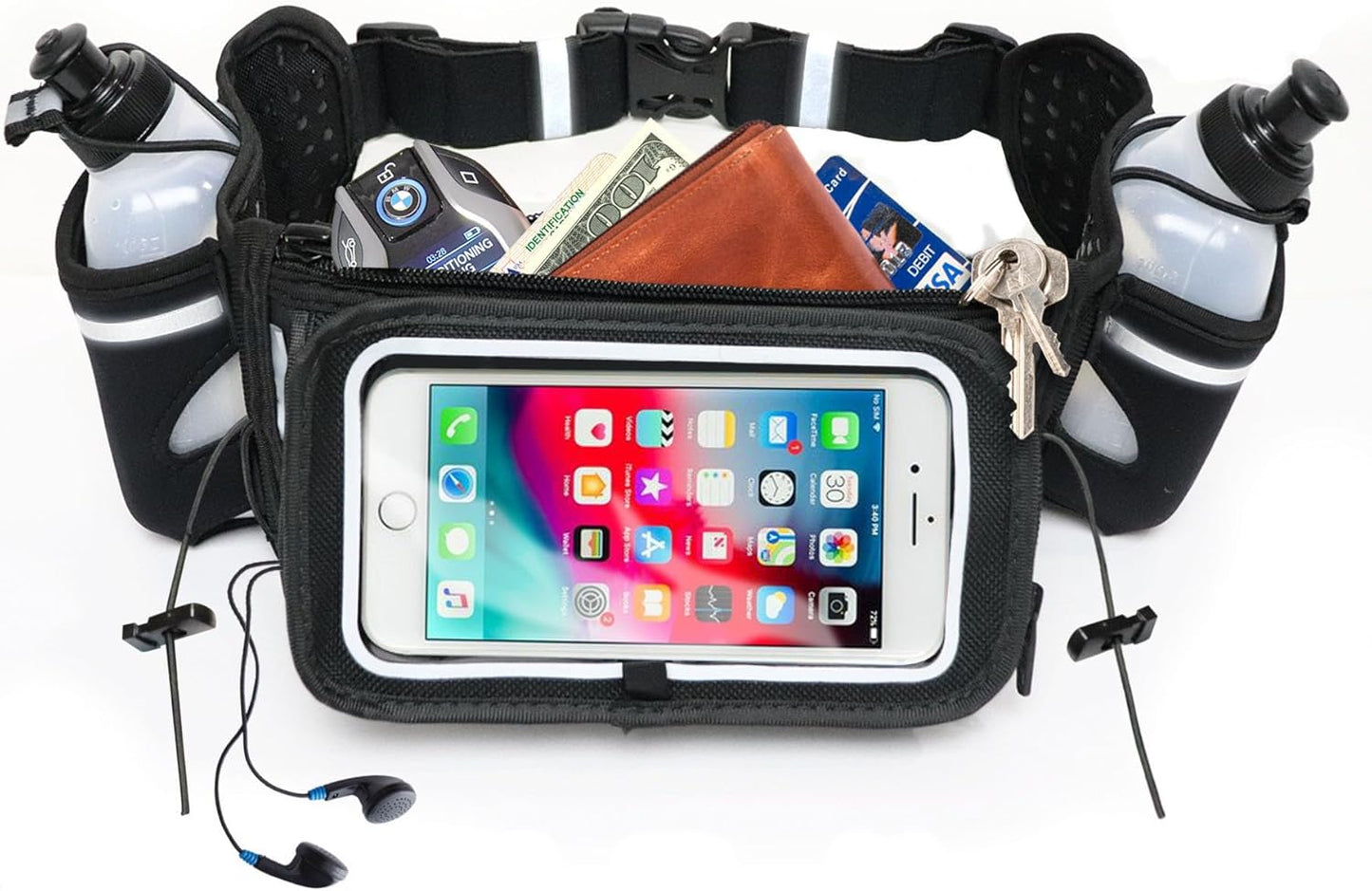No.1 Hydration Belt by Runtasty - Ultimate Running Fuel Solution