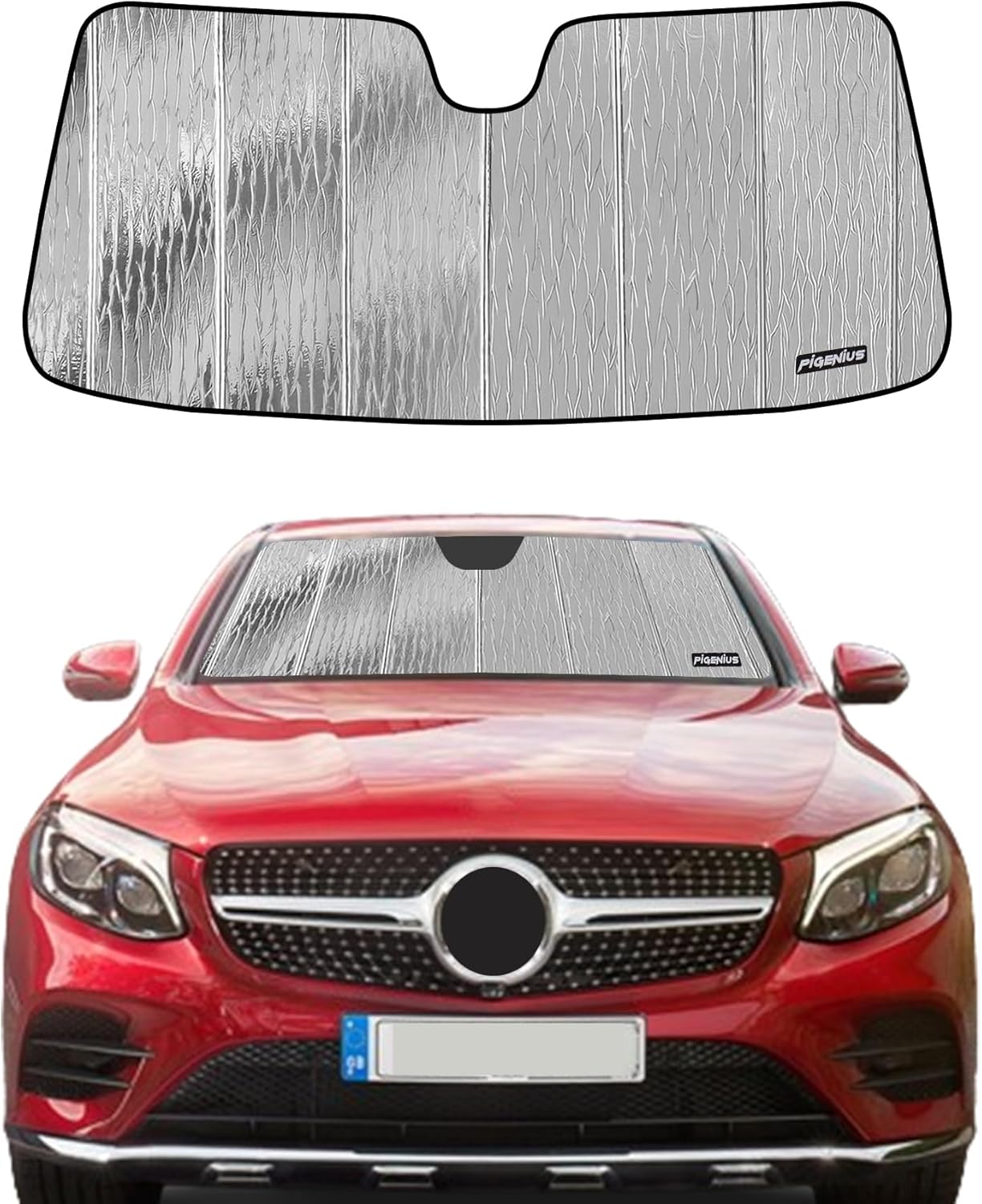 Windshield Sunshade for Mercedes-Benz GLC Coupe 2017-2023