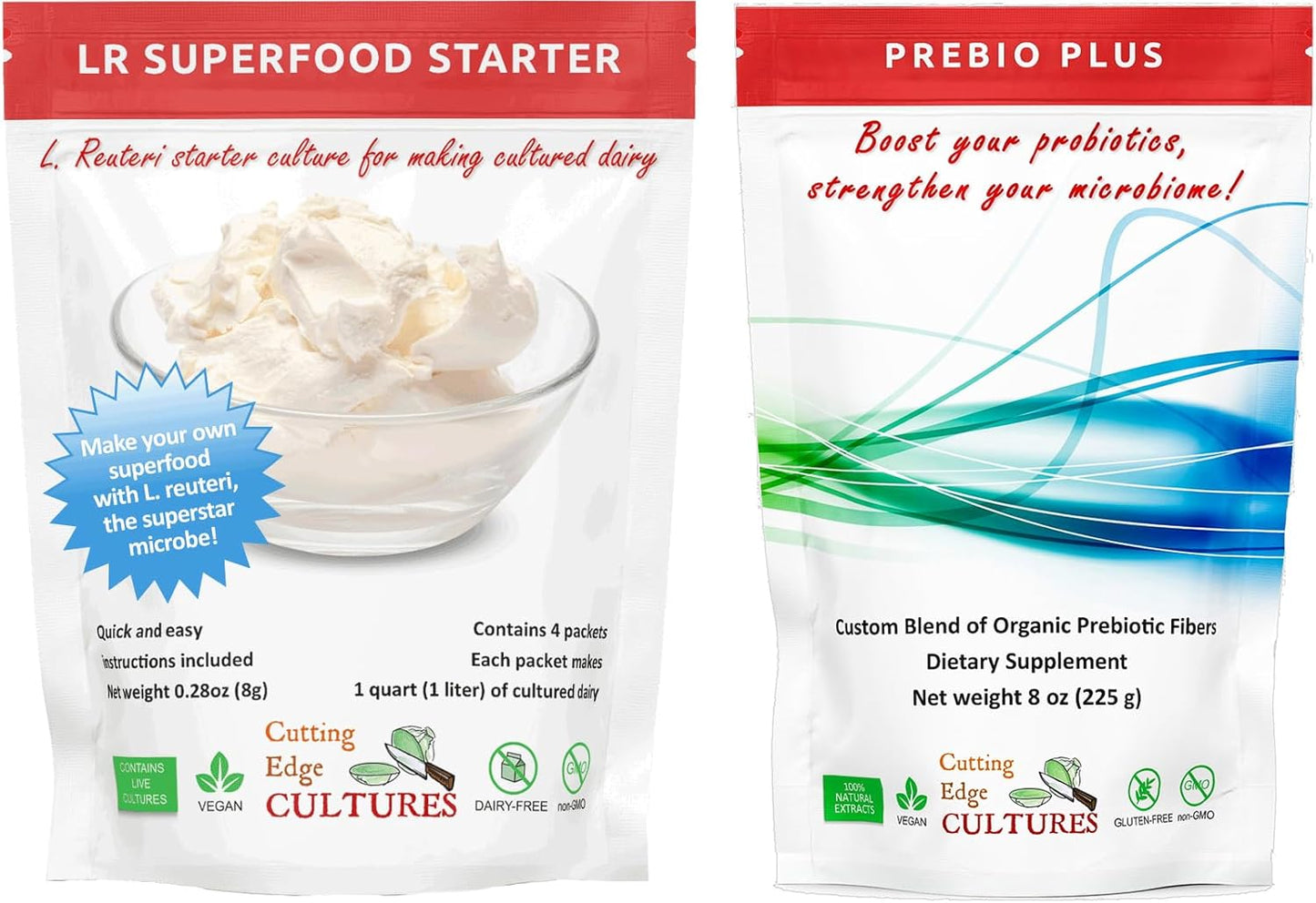 LR SuperFood Starter Culture + Prebio Plus ProBiotic Combo Pack