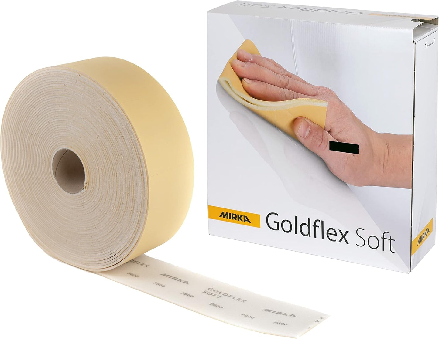 Mirka Goldflex Soft Hand Sanding Sheets for Quality Finishing