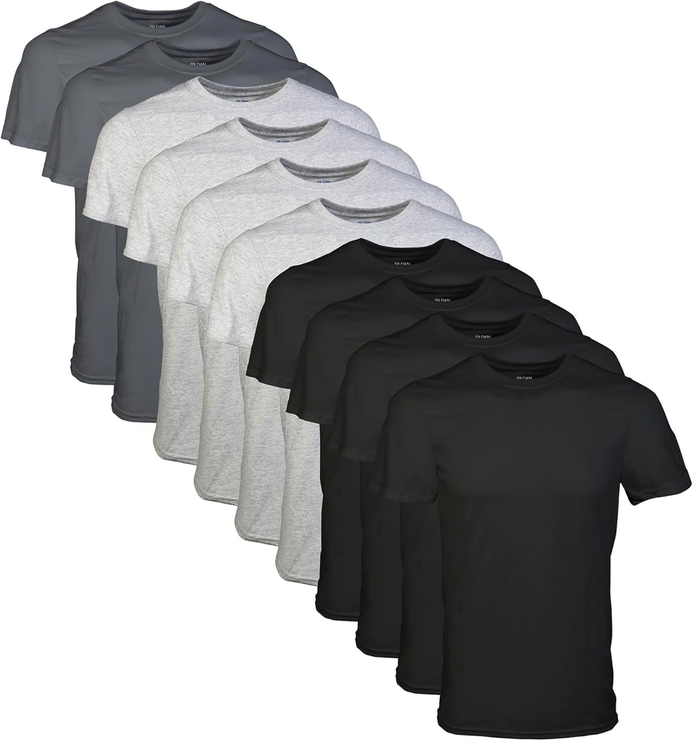 Gildan Men's Crew T-Shirts Multipack for Comfort and Style