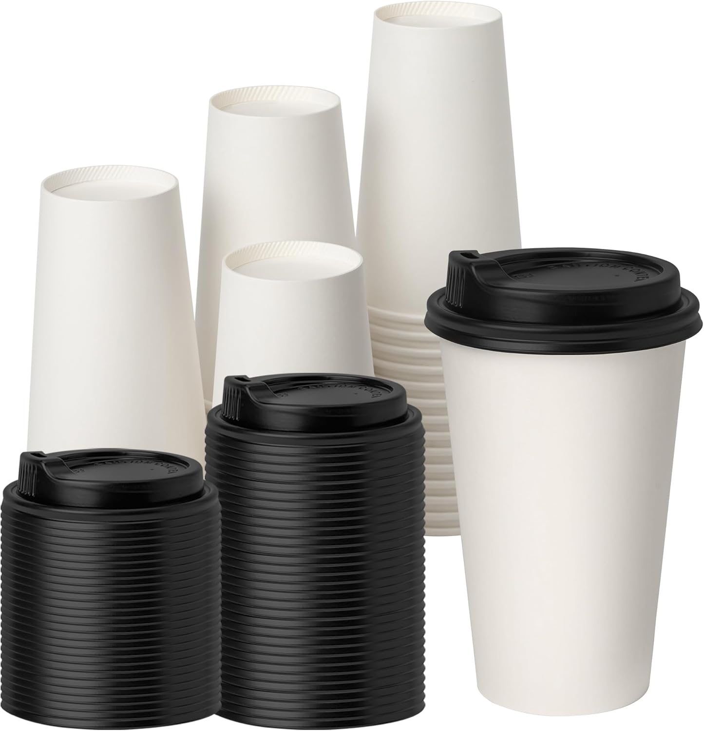 YEEHAW 16 oz Disposable Coffee Cups - Heat & Leak-proof!