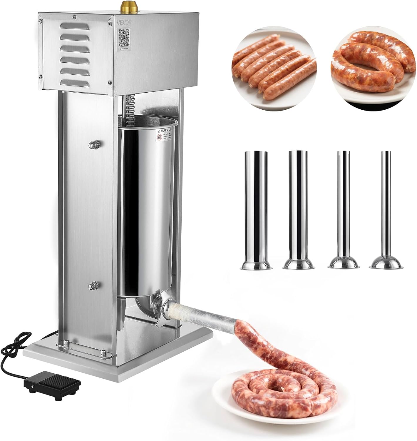 VEVOR Electric Sausage Stuffer for Easy Home and Commercial Use