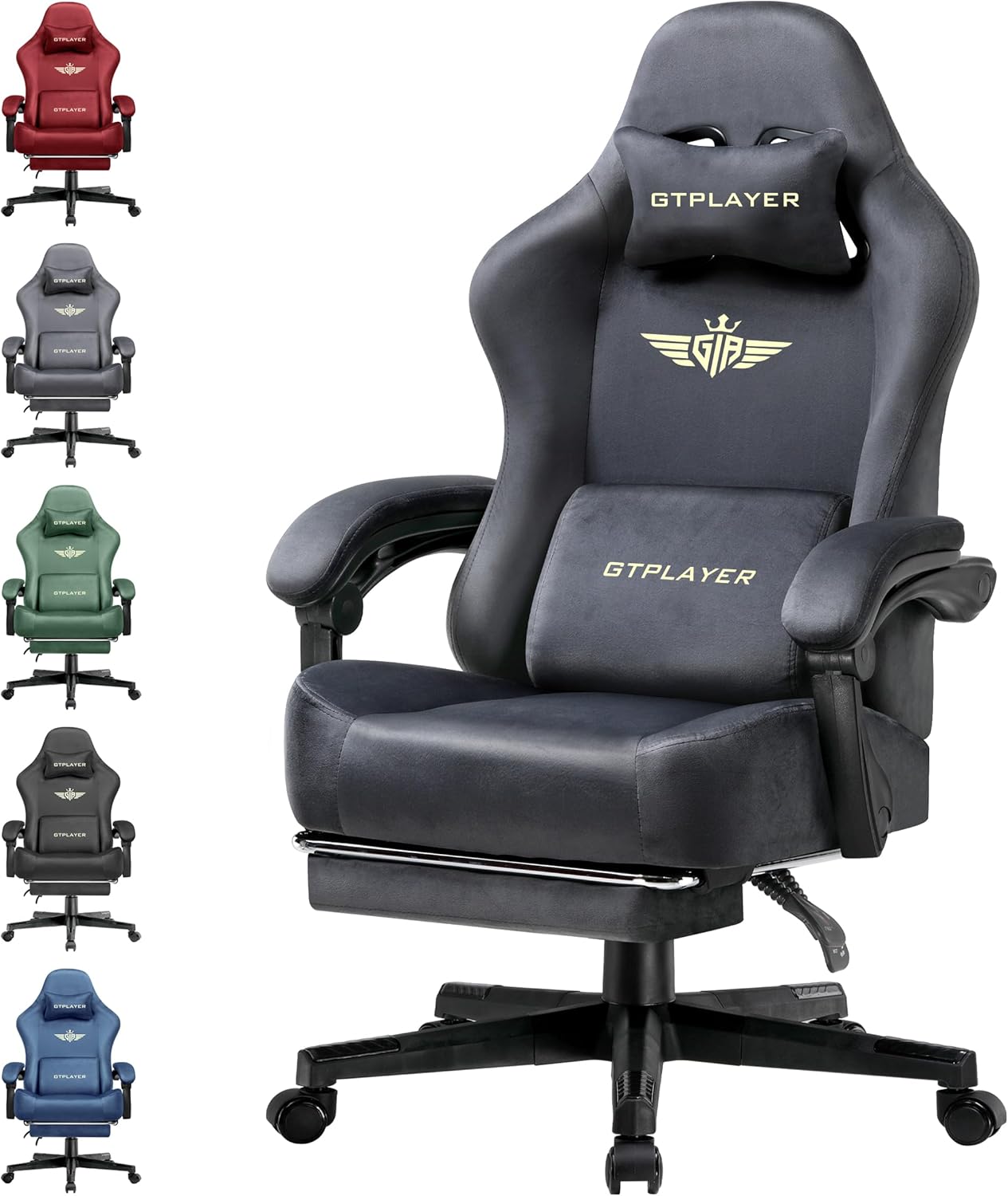 GTPLAYER Gaming Chair with Pocket Spring Cushion for Comfort