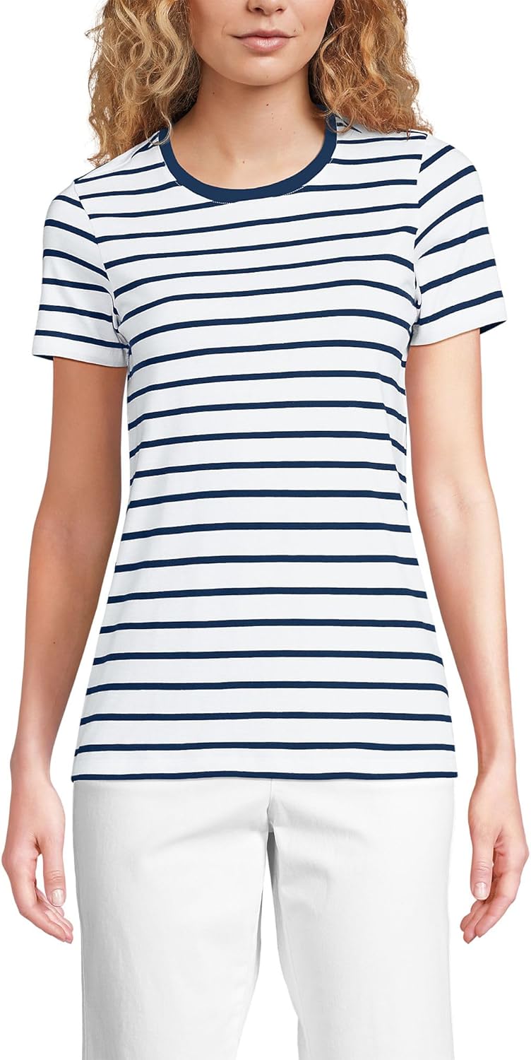 Relaxed Supima Cotton Crew Neck T-Shirt for Everyday Comfort